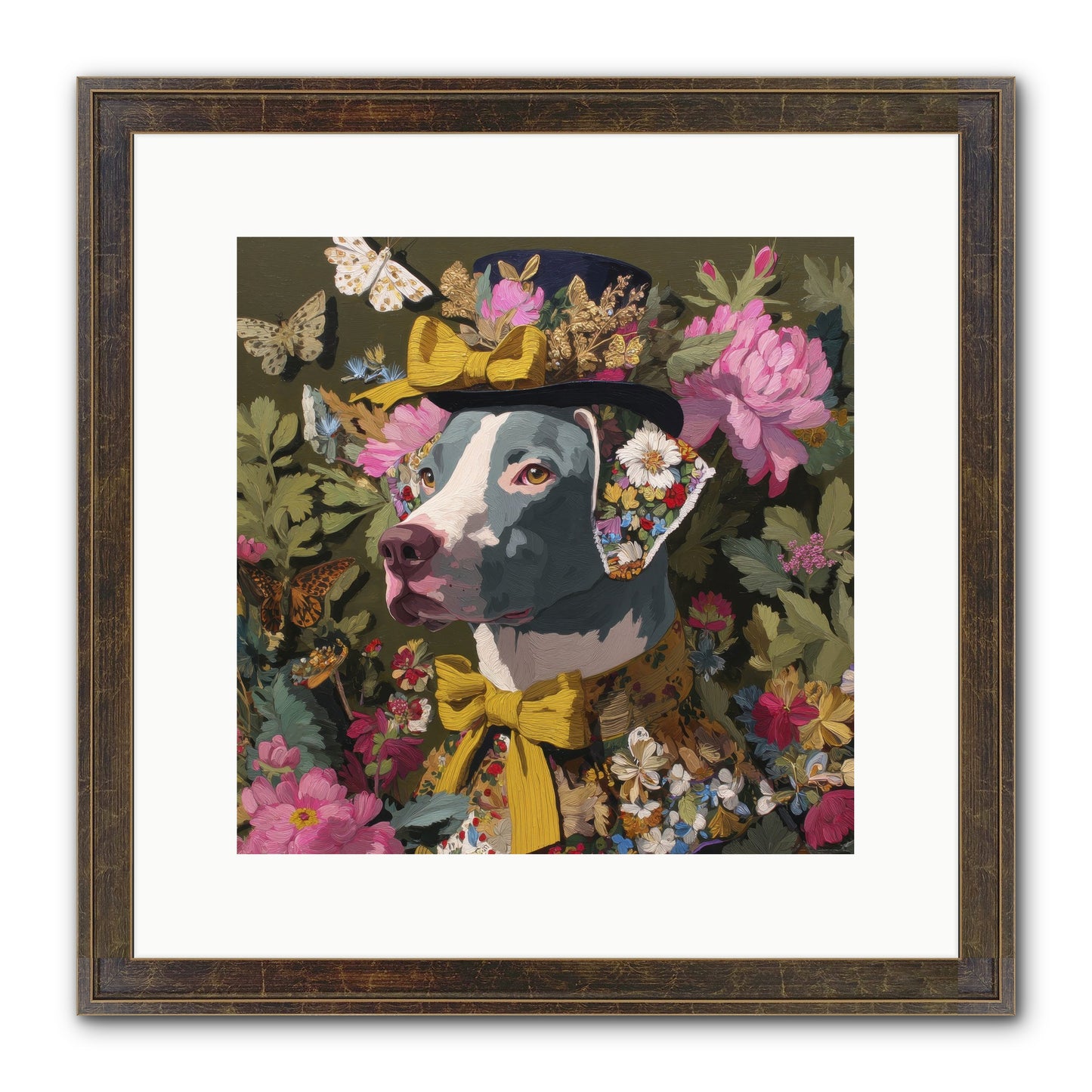 Weekend Murmurs Framed Print - Slimwoods Black/Gold 12x12