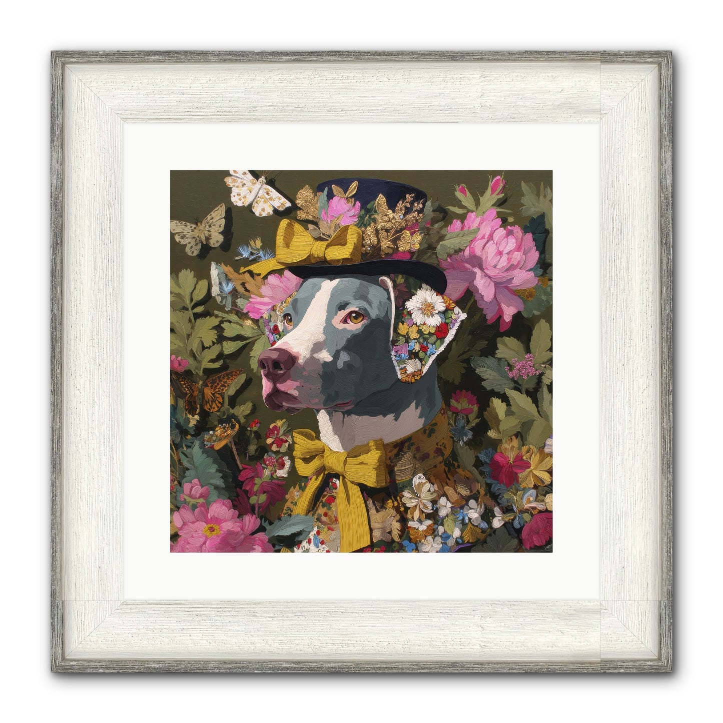 Weekend Murmurs Framed Print - Driftwood White 16x16