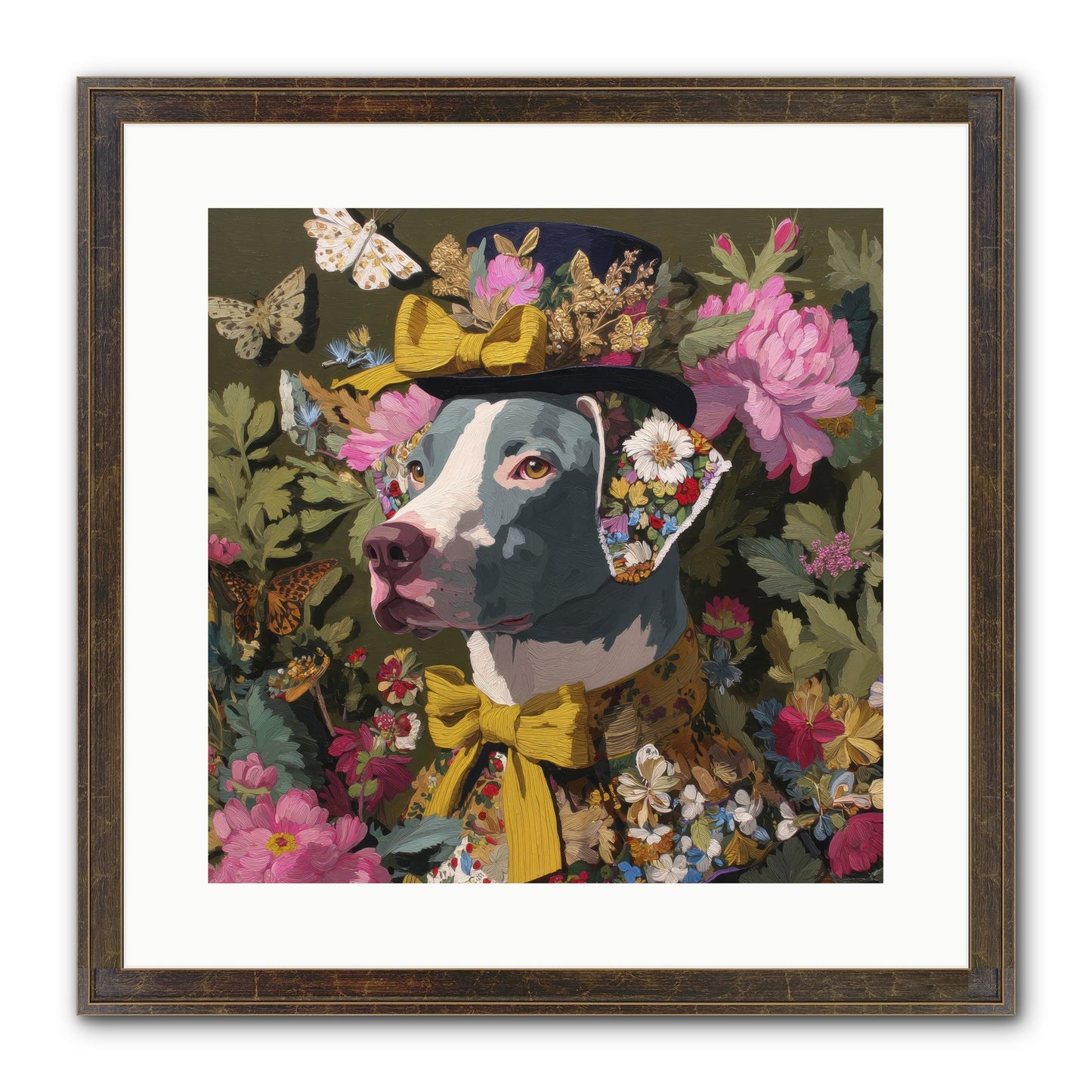 Weekend Murmurs Framed Print - Slimwoods Black/Gold 16x16