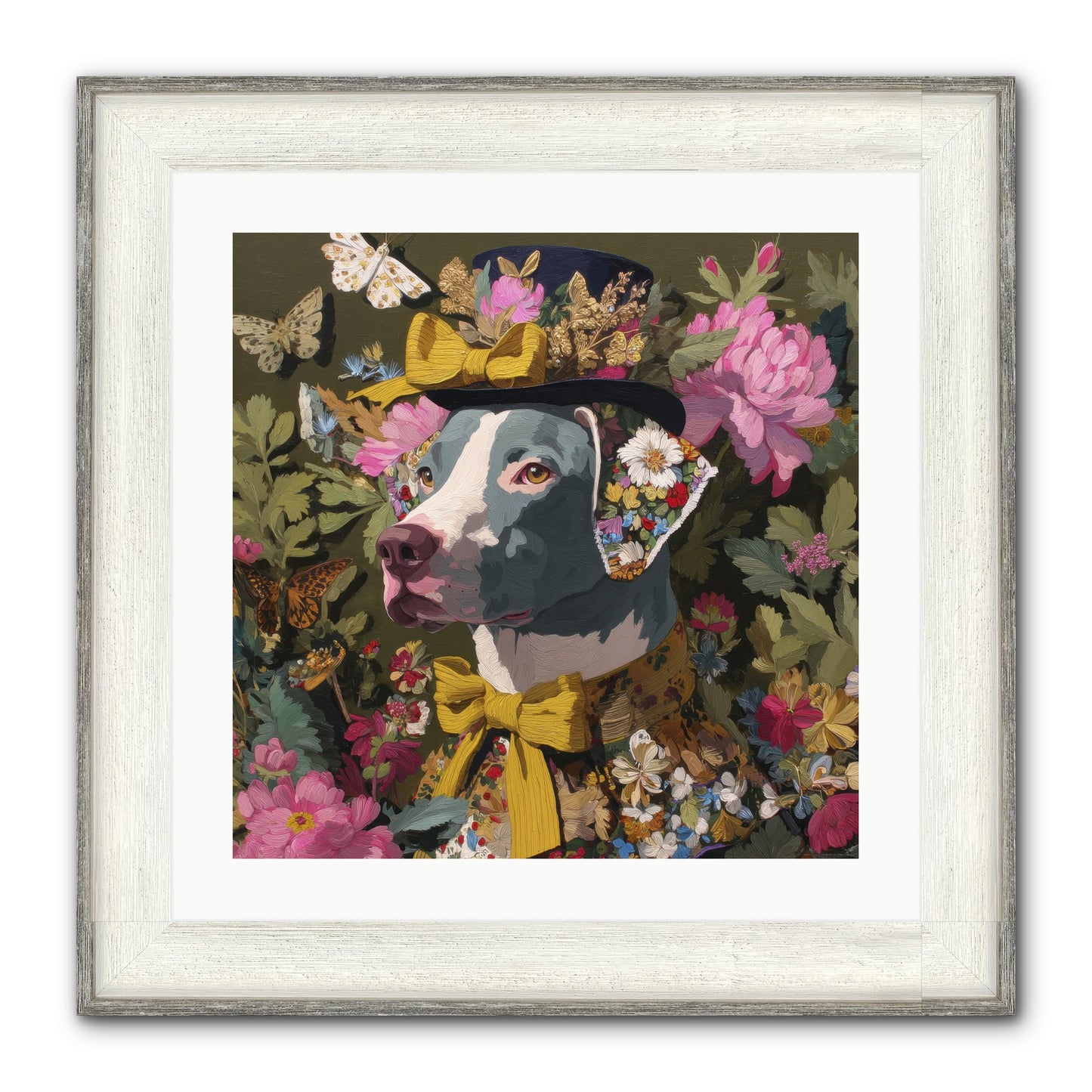 Weekend Murmurs Framed Print - Driftwood White 20x20