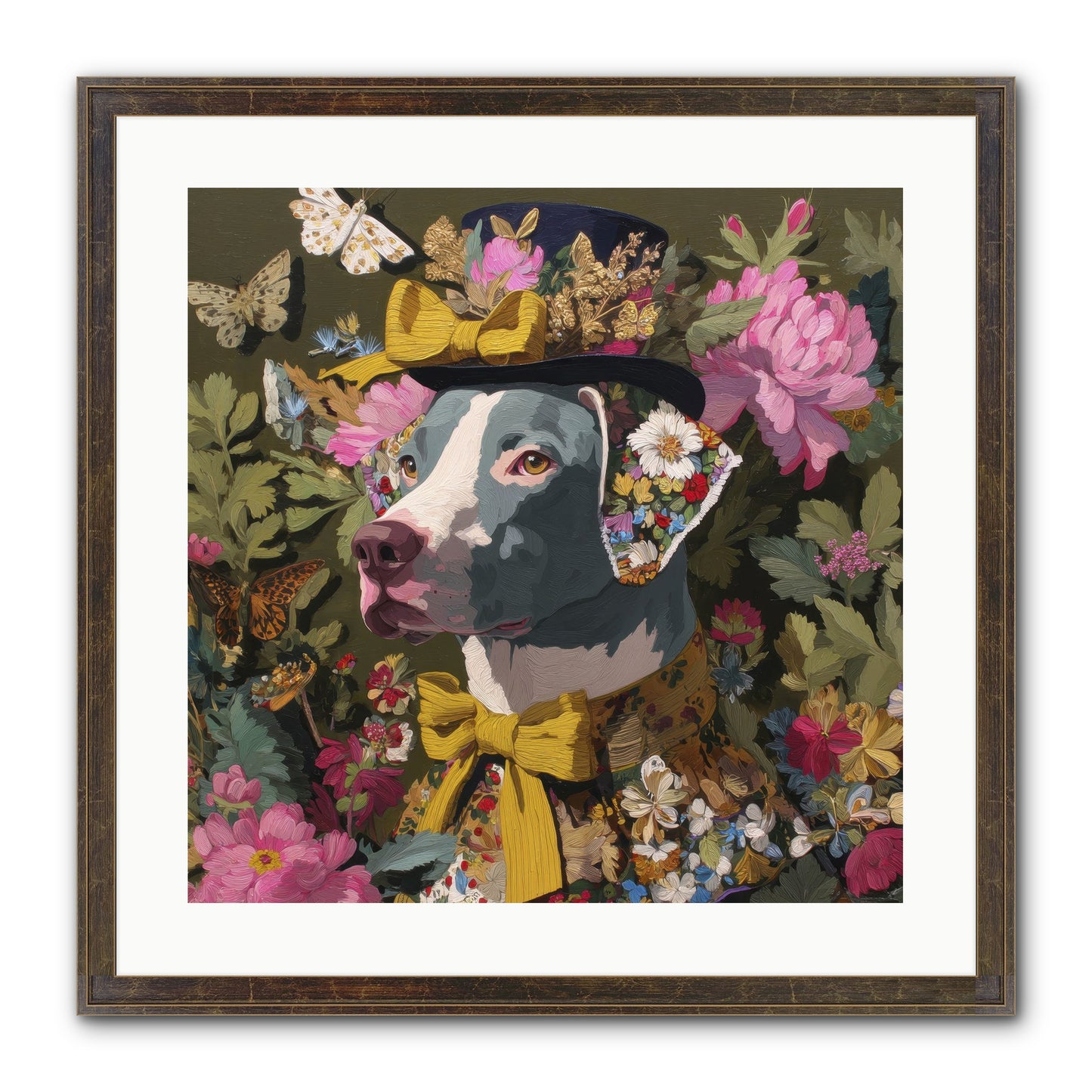 Weekend Murmurs Framed Print - Slimwoods Black/Gold 20x20