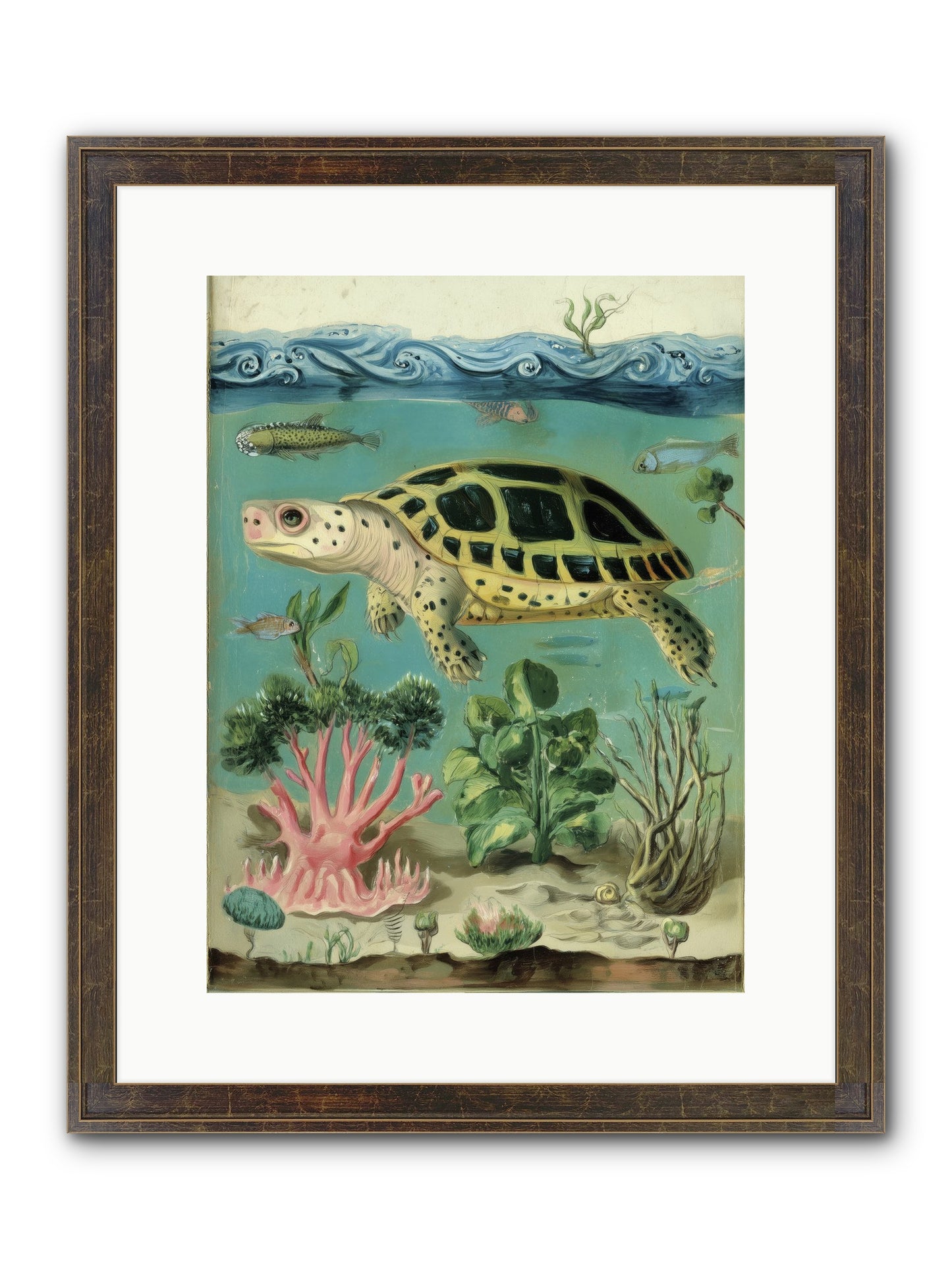 Weightless Poetry Framed Print - Slimwoods Black/Gold 12x16
