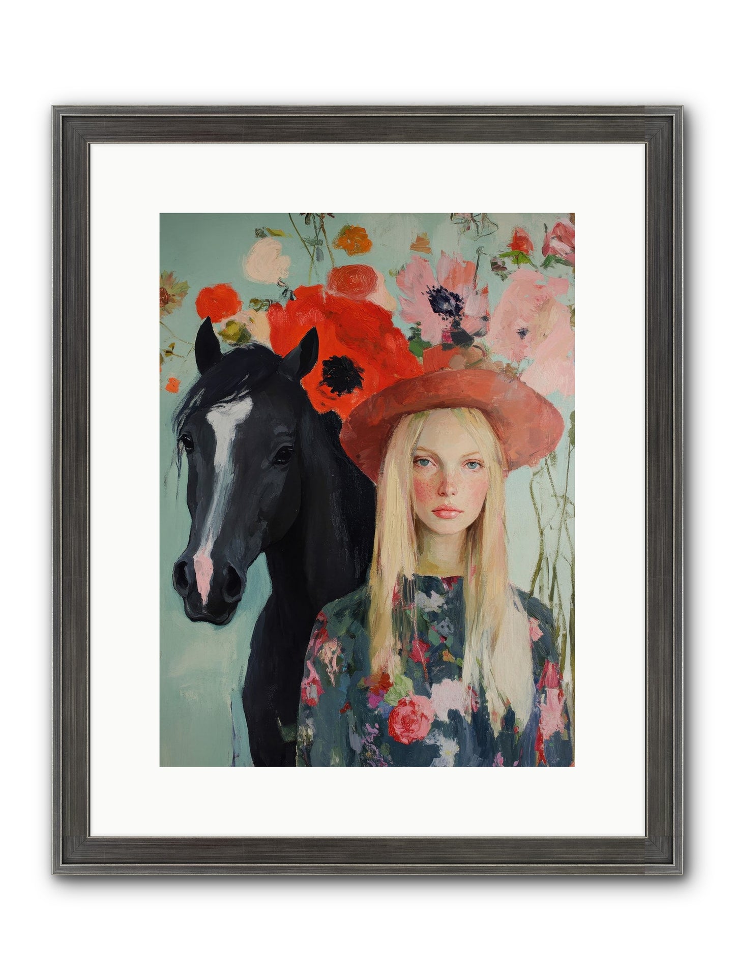 Western Muse Framed Print - Slimwoods Black/Silver 12x16