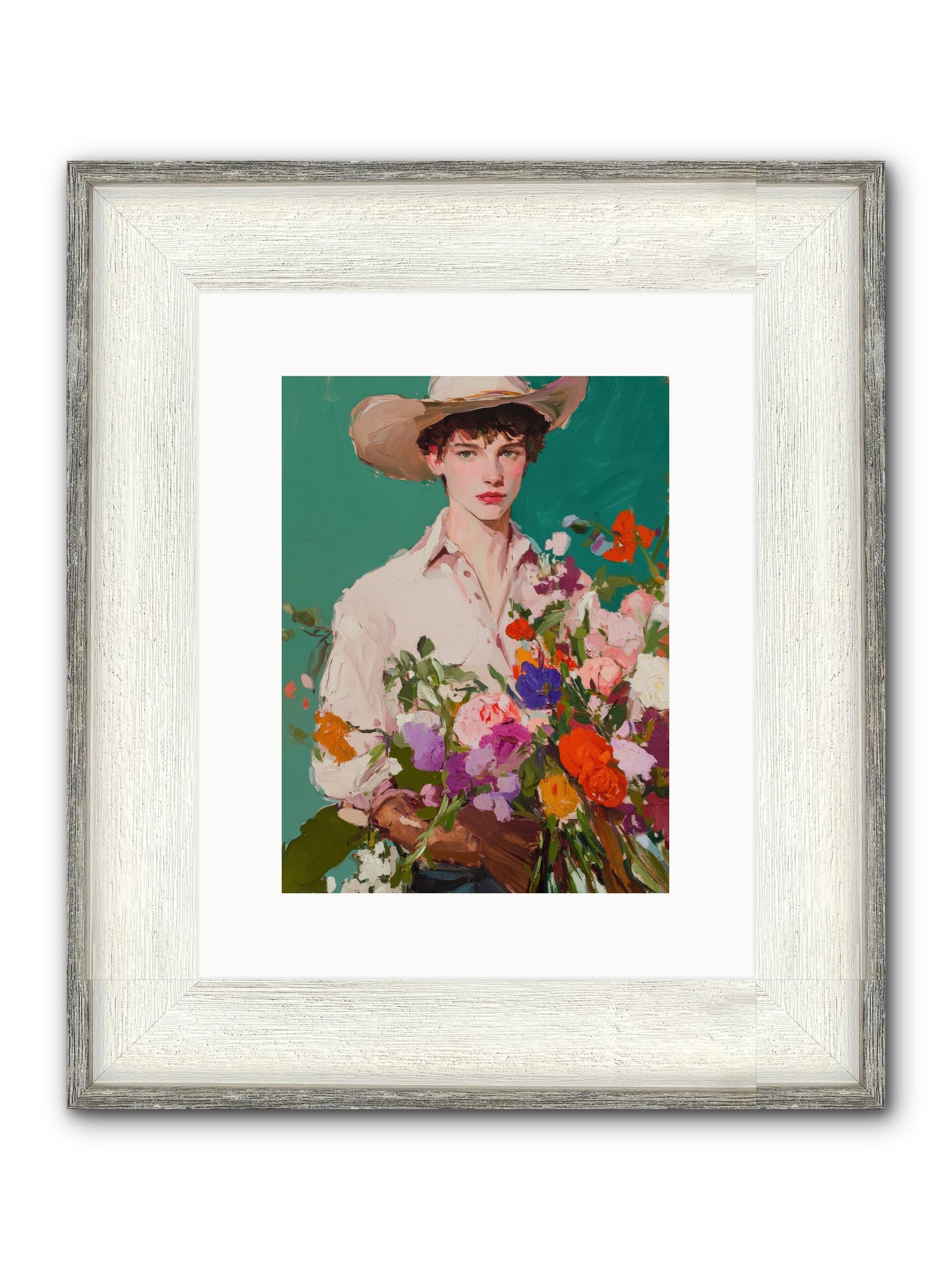 Western Oracle Framed Print - Driftwood White 9x12