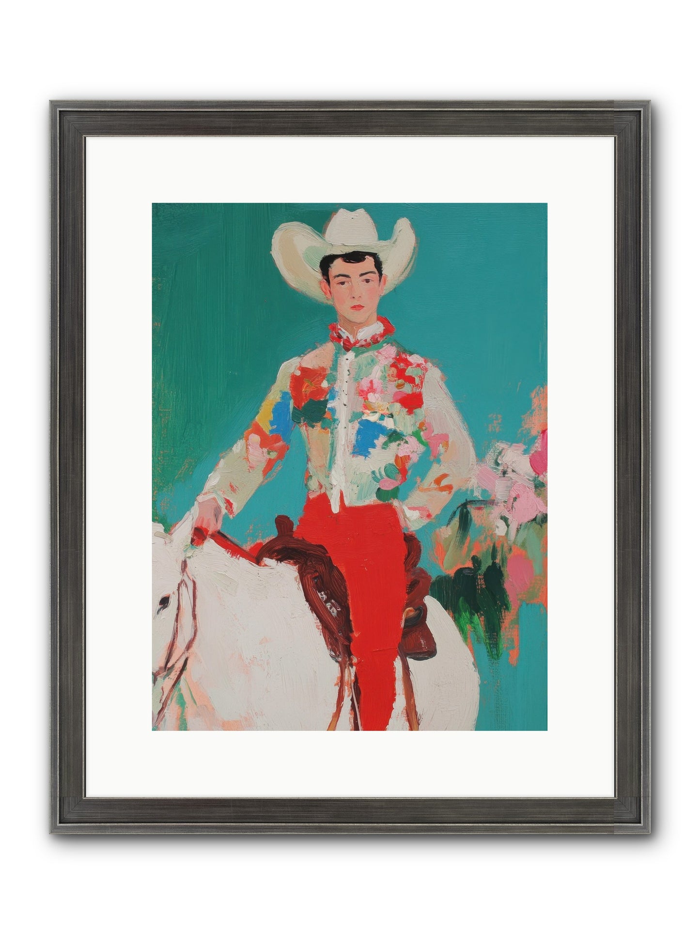 Westward Wanderer Framed Print - Slimwoods Black/Silver 12x16