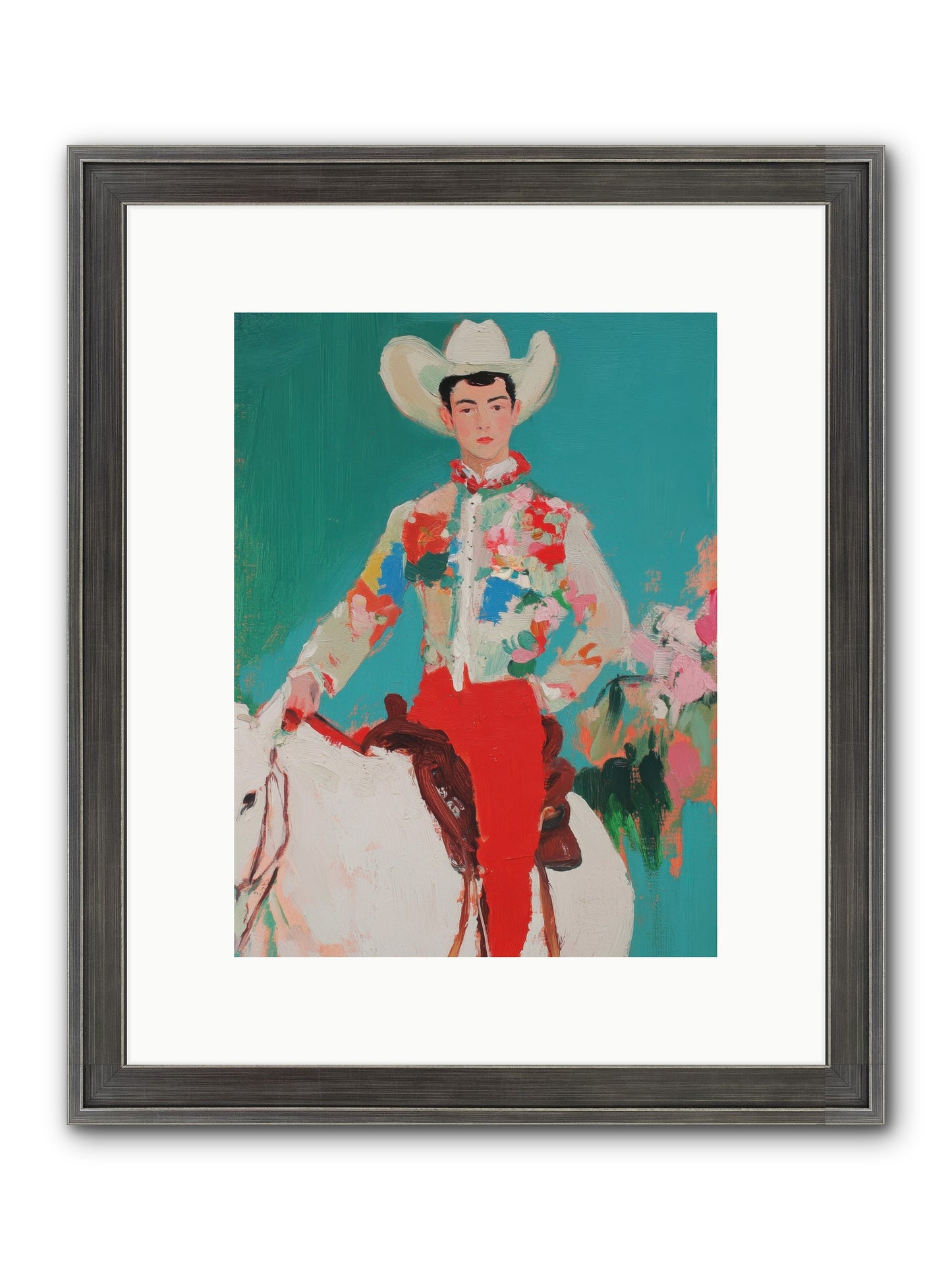 Westward Wanderer Framed Print - Slimwoods Black/Silver 9x12