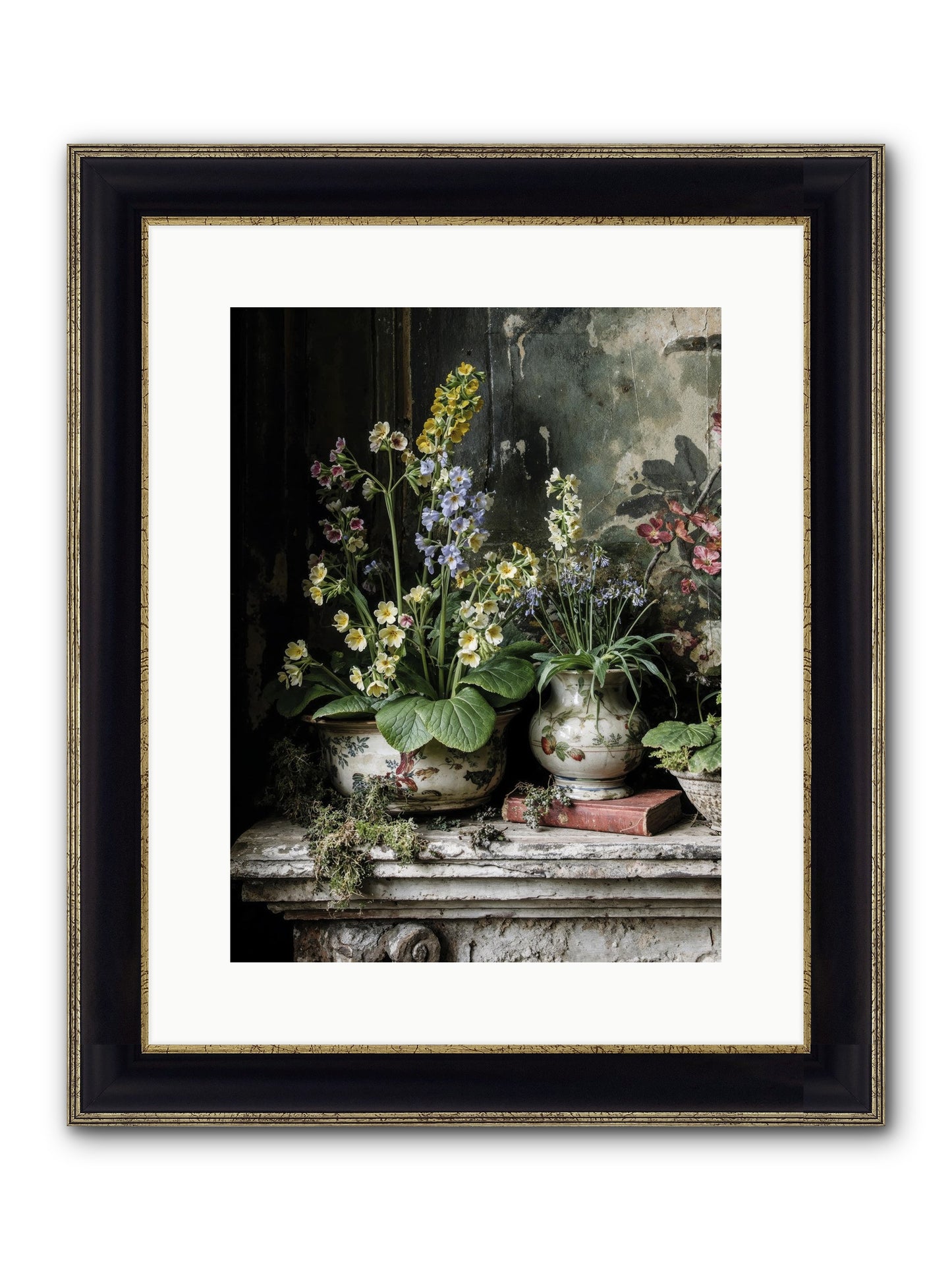 What Dreams Invented Framed Print - Black & Gold 12x16