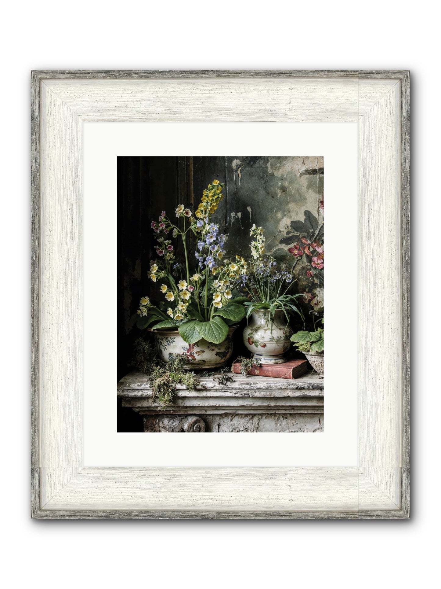 What Dreams Invented Framed Print - Driftwood White 12x16