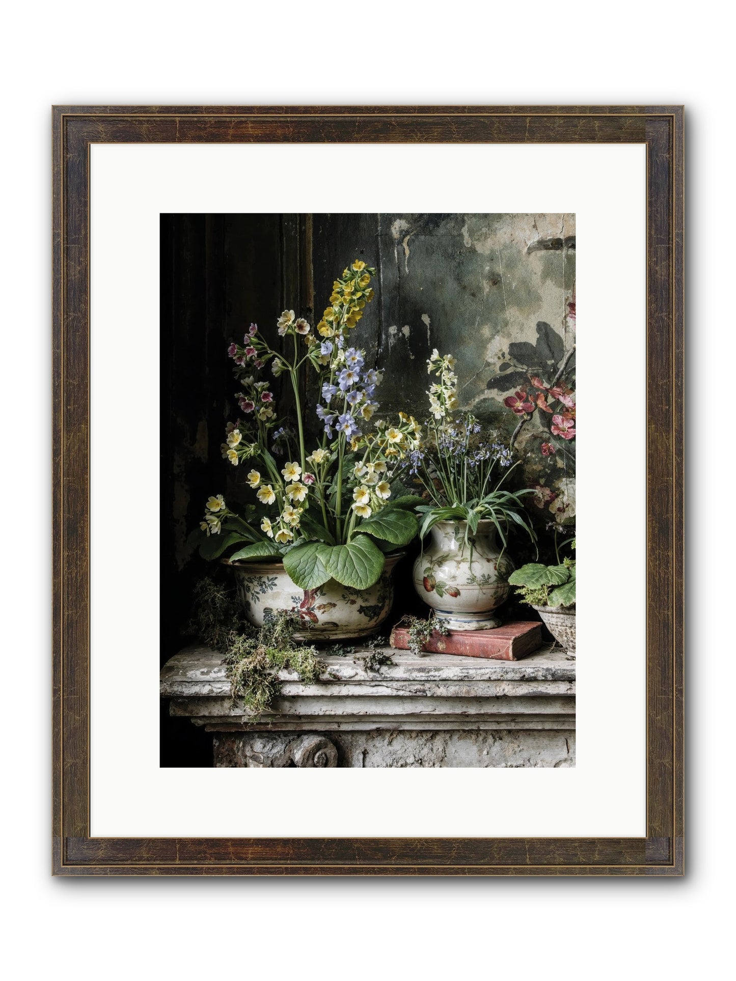 What Dreams Invented Framed Print - Slimwoods Black/Gold 12x16