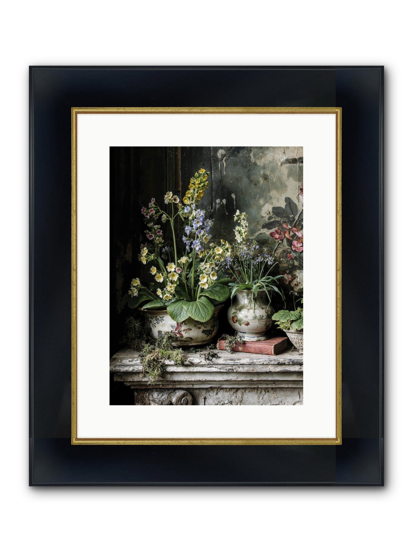 What Dreams Invented Framed Print - Wide Black w/Gold 12x16