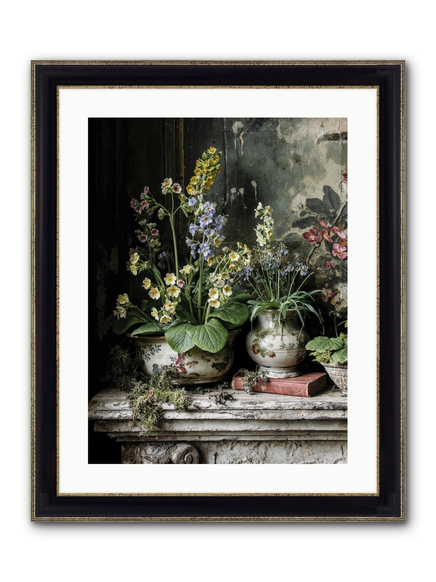 What Dreams Invented Framed Print - Black & Gold 18x24