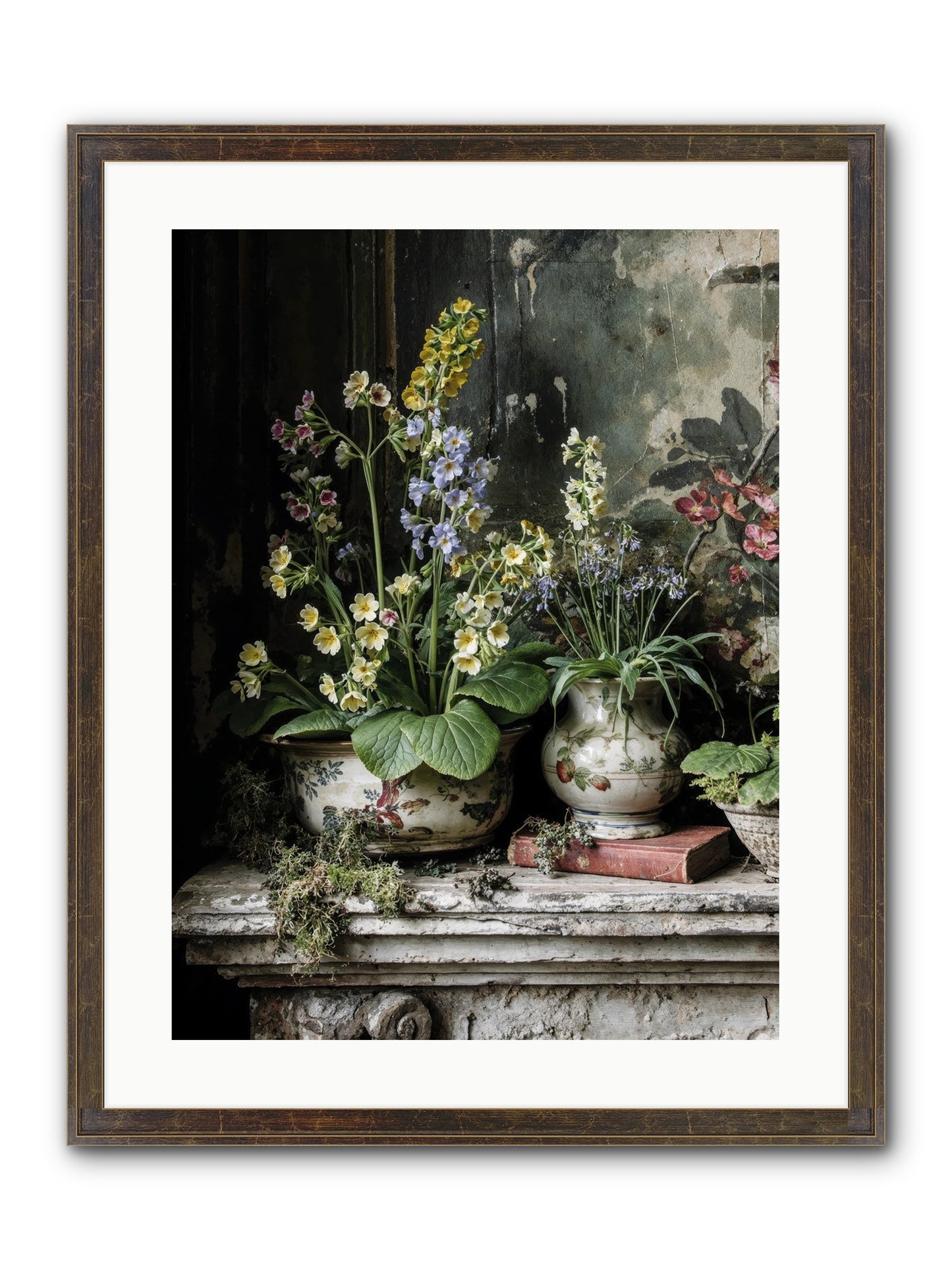 What Dreams Invented Framed Print - Slimwoods Black/Gold 18x24