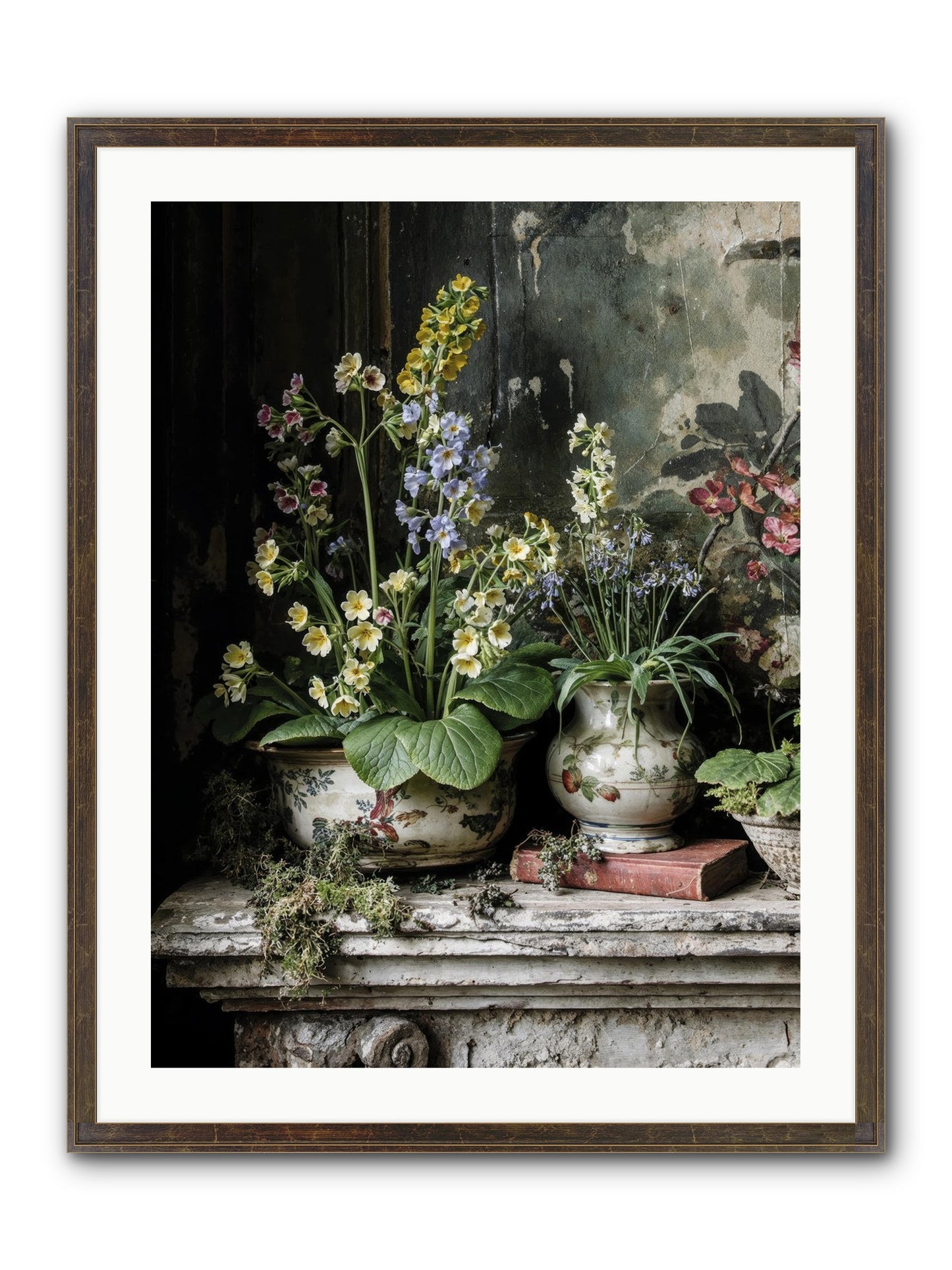 What Dreams Invented Framed Print - Slimwoods Black/Gold 24x32