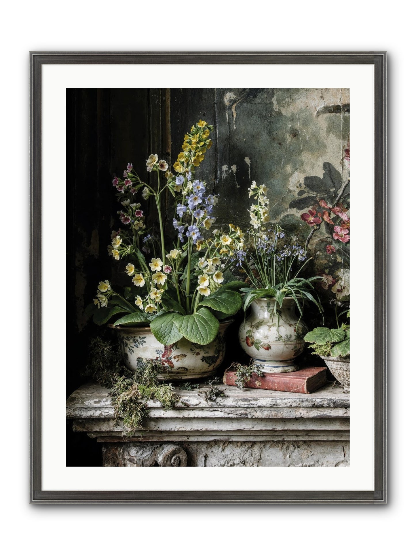 What Dreams Invented Framed Print - Slimwoods Black/Silver 24x32