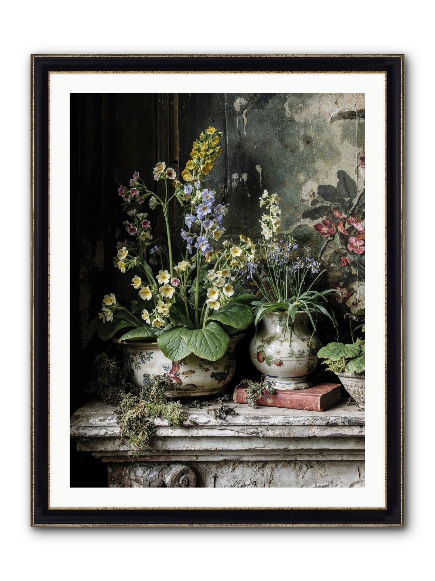 What Dreams Invented Framed Print - Black & Gold 30x40