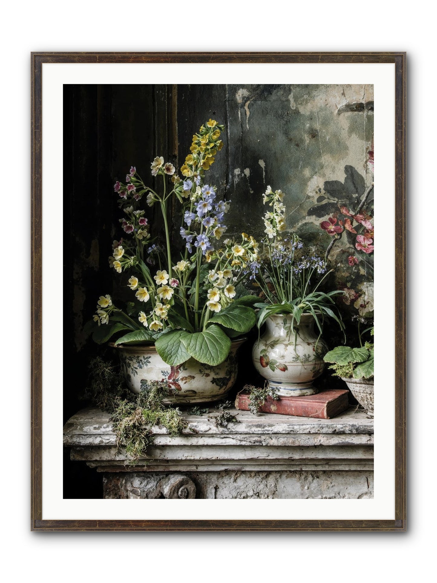 What Dreams Invented Framed Print - Slimwoods Black/Gold 30x40