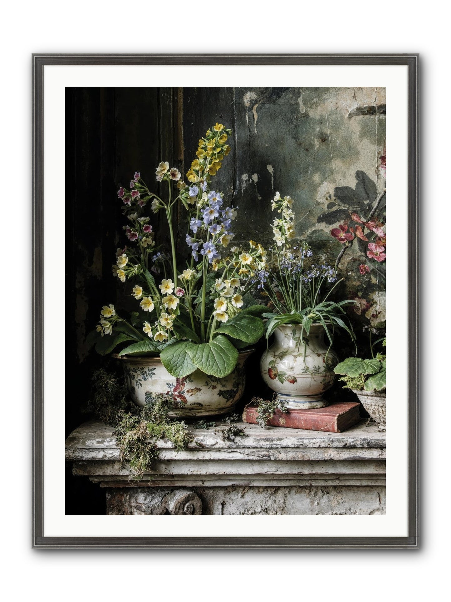 What Dreams Invented Framed Print - Slimwoods Black/Silver 30x40