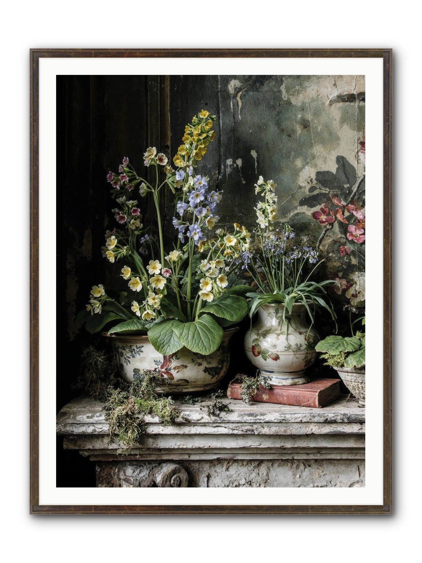 What Dreams Invented Framed Print - Slimwoods Black/Gold 36x48