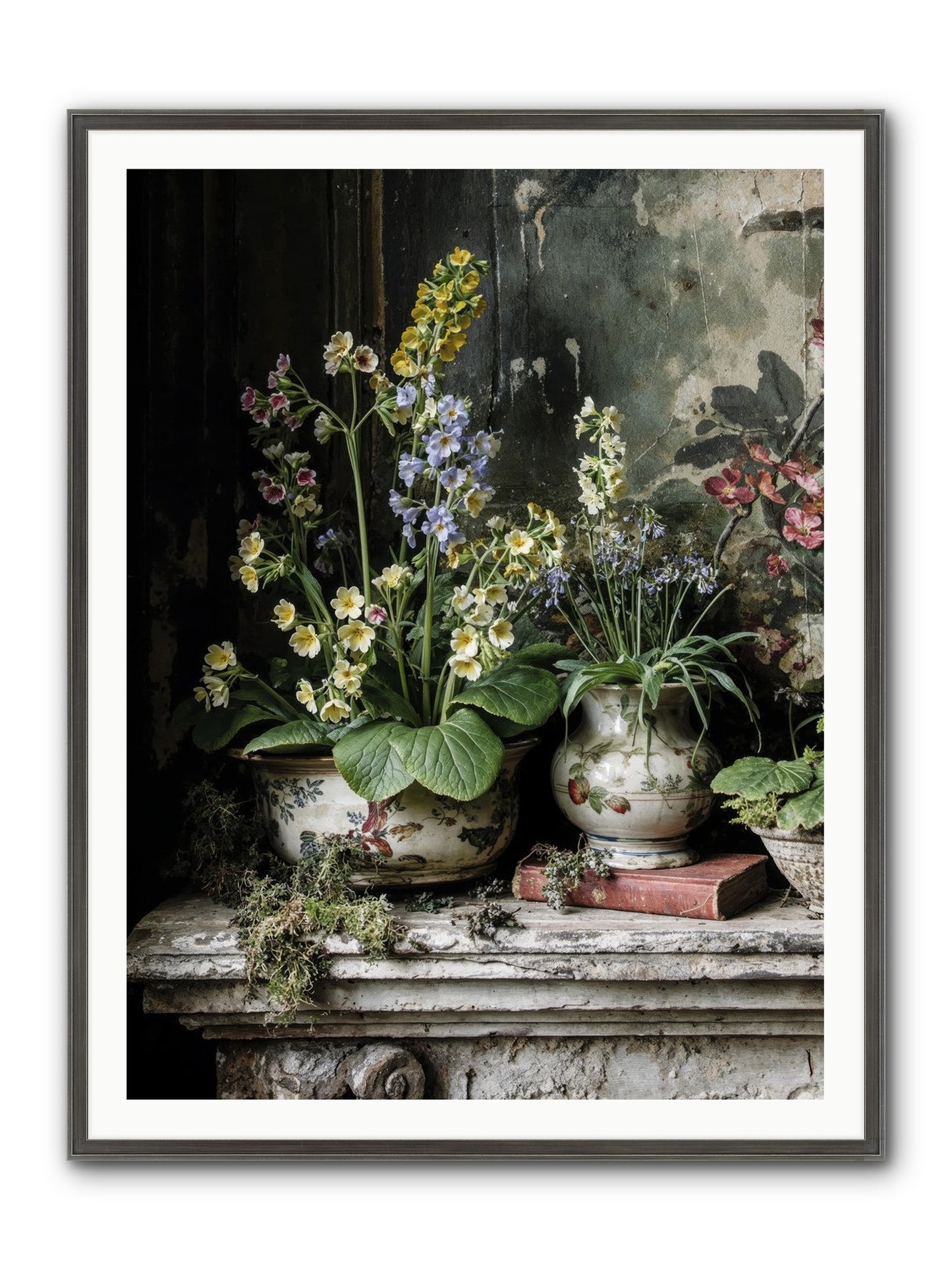 What Dreams Invented Framed Print - Slimwoods Black/Silver 36x48