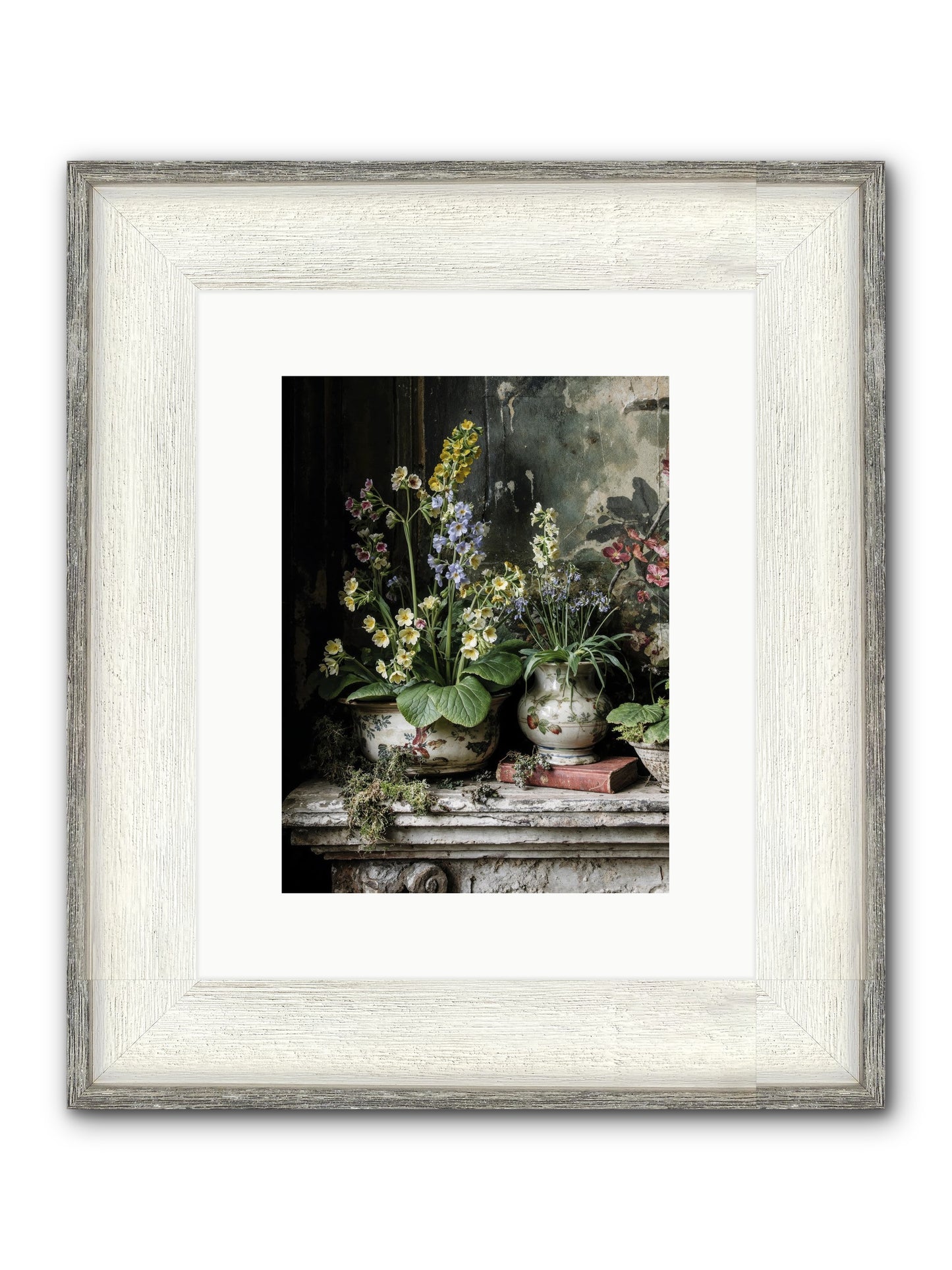 What Dreams Invented Framed Print - Driftwood White 9x12