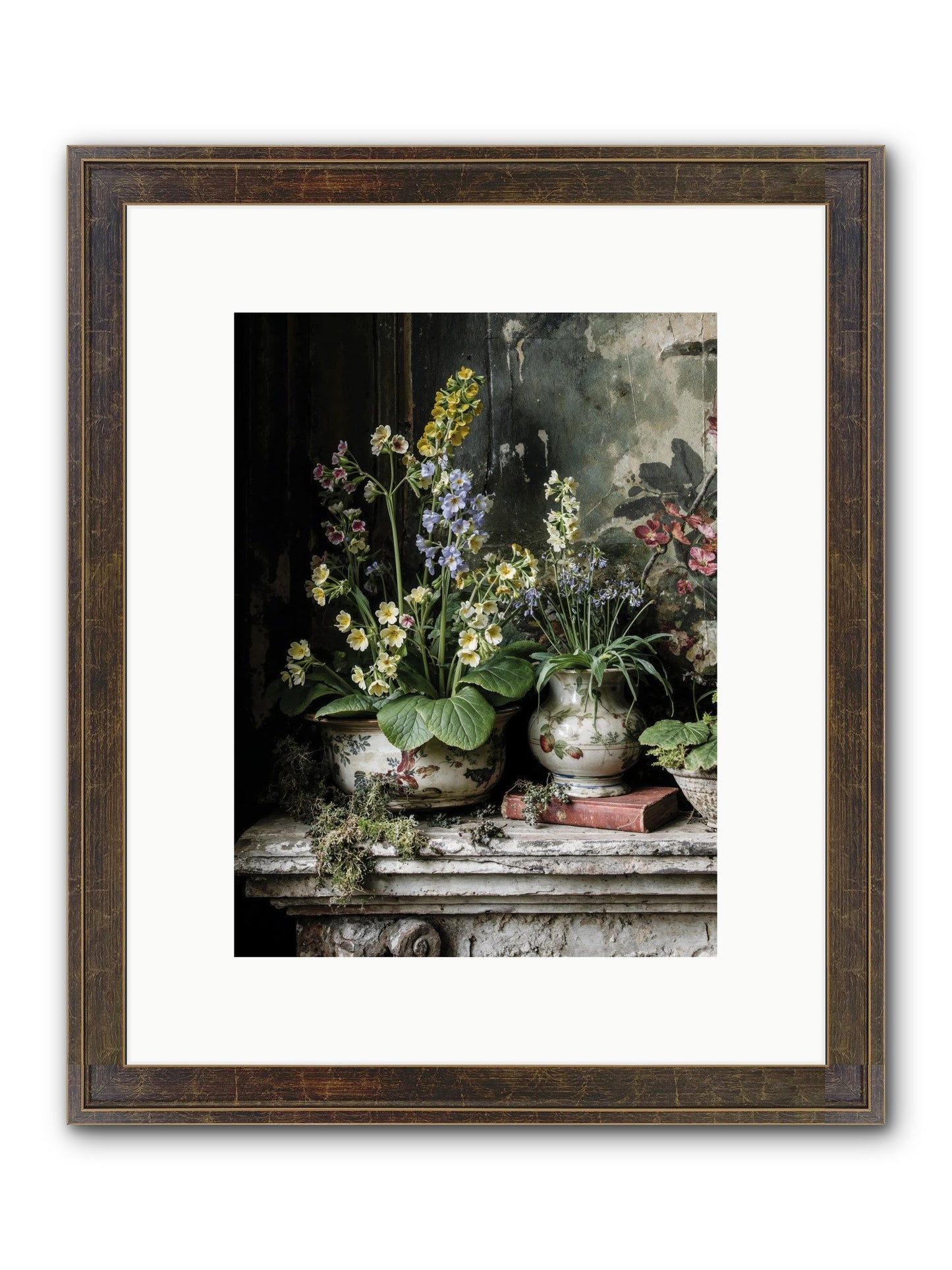 What Dreams Invented Framed Print - Slimwoods Black/Gold 9x12