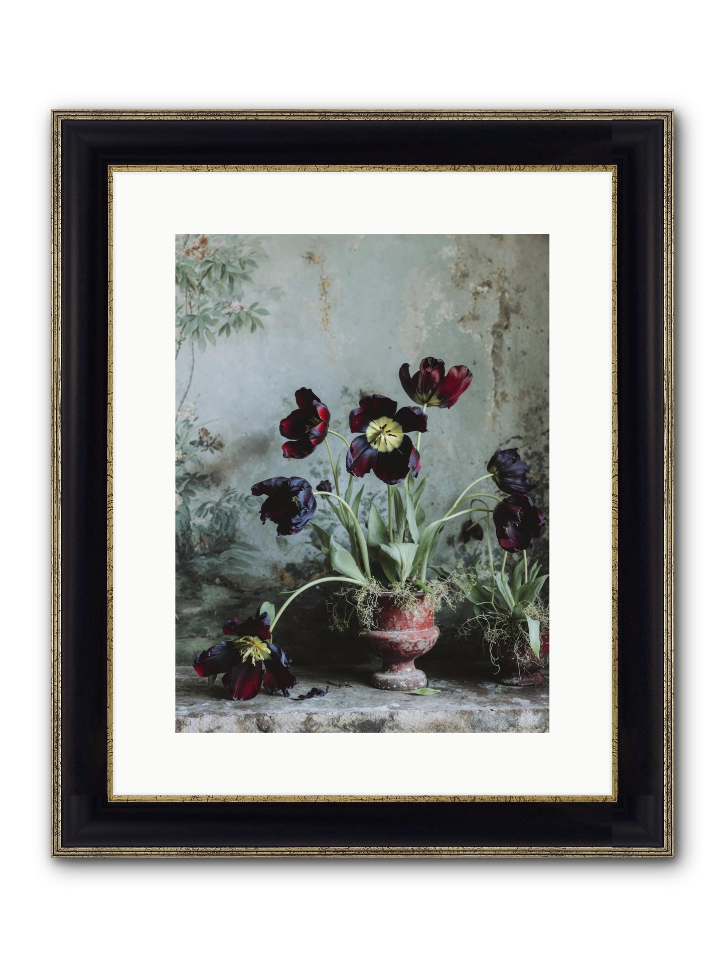 What Eternity Looks Like Framed Print - Black & Gold 12x16