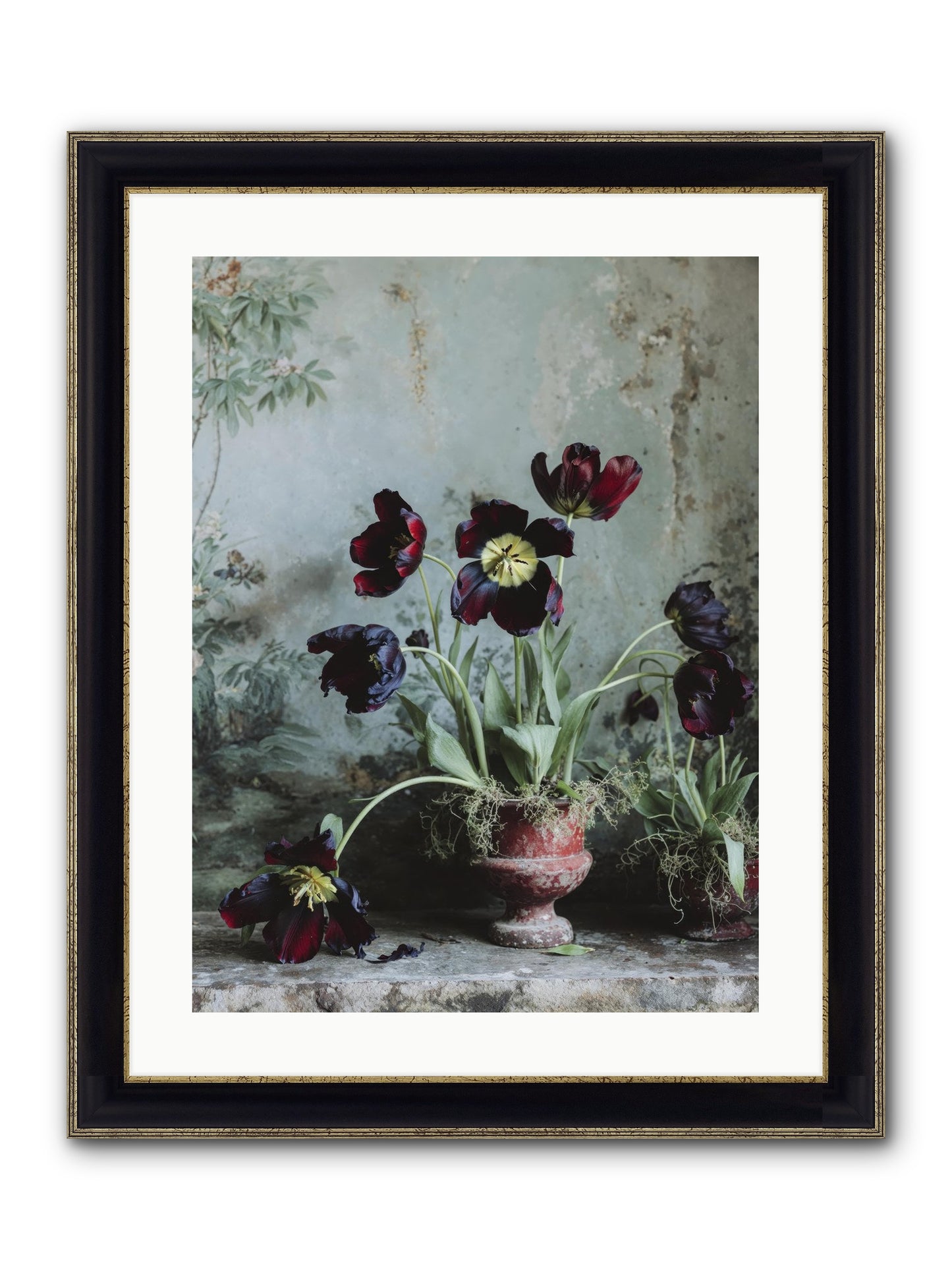 What Eternity Looks Like Framed Print - Black & Gold 18x24