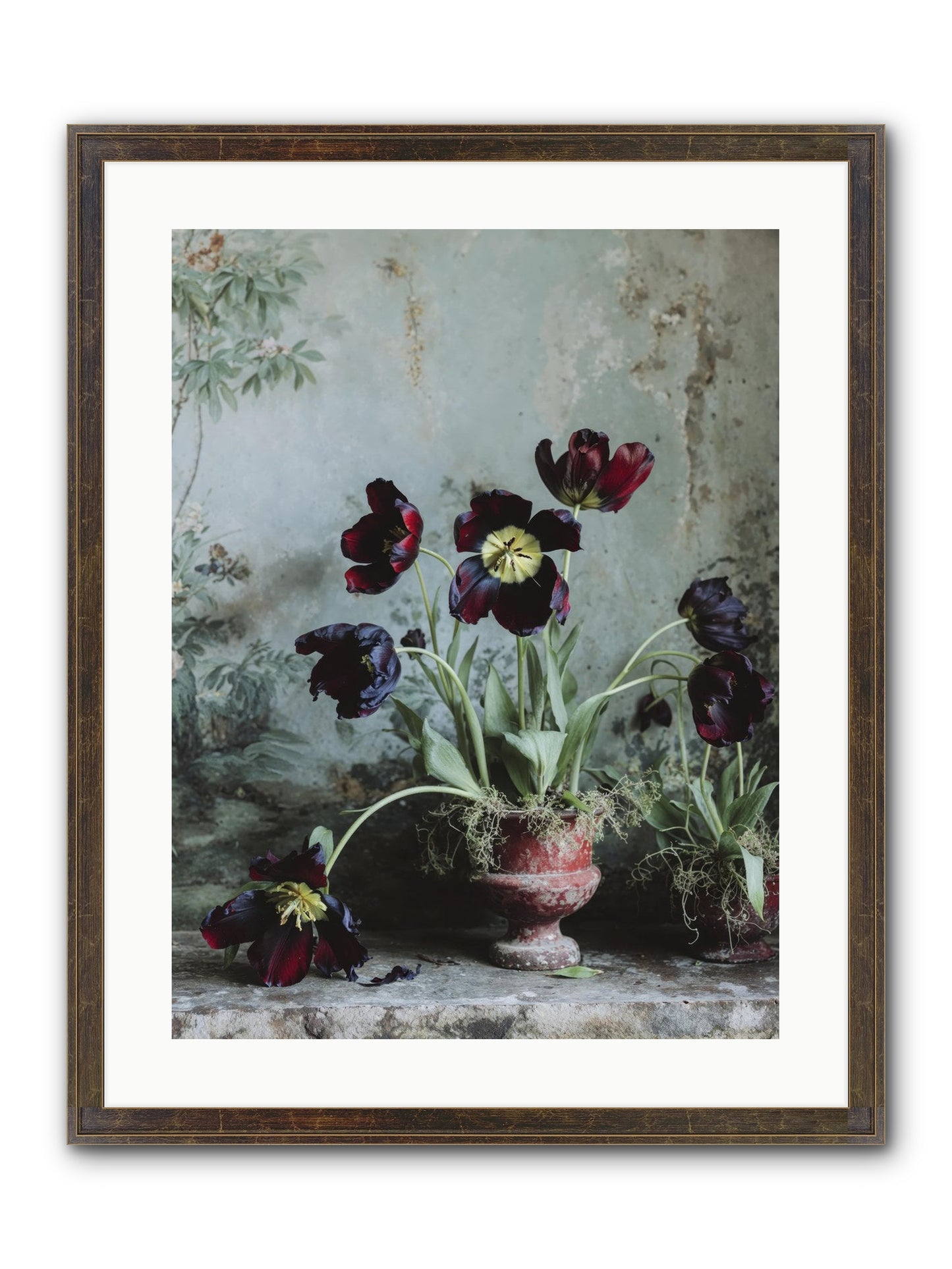 What Eternity Looks Like Framed Print - Slimwoods Black/Gold 18x24