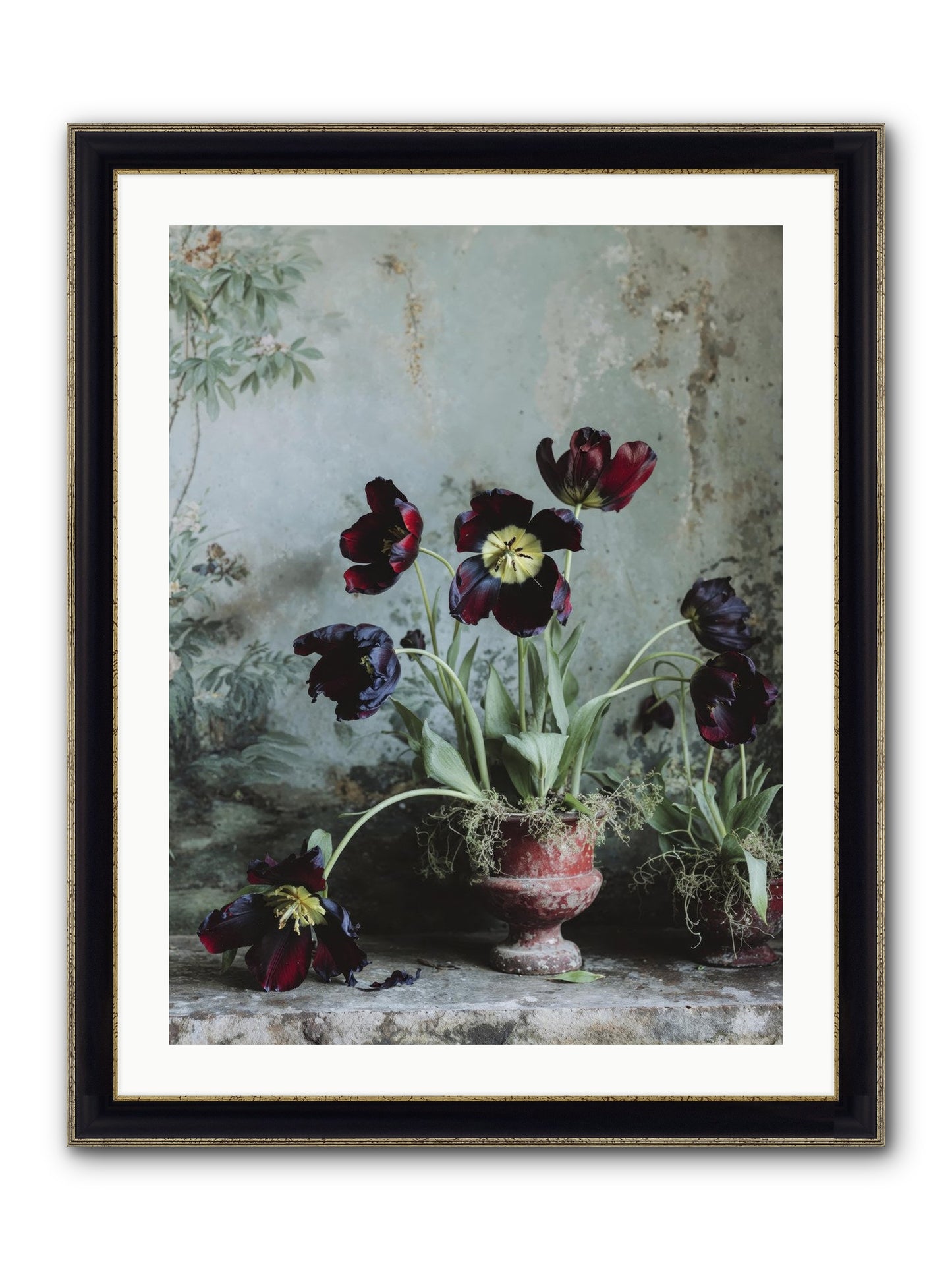 What Eternity Looks Like Framed Print - Black & Gold 24x32