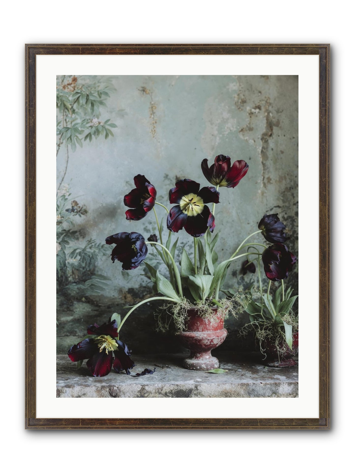 What Eternity Looks Like Framed Print - Slimwoods Black/Gold 24x32