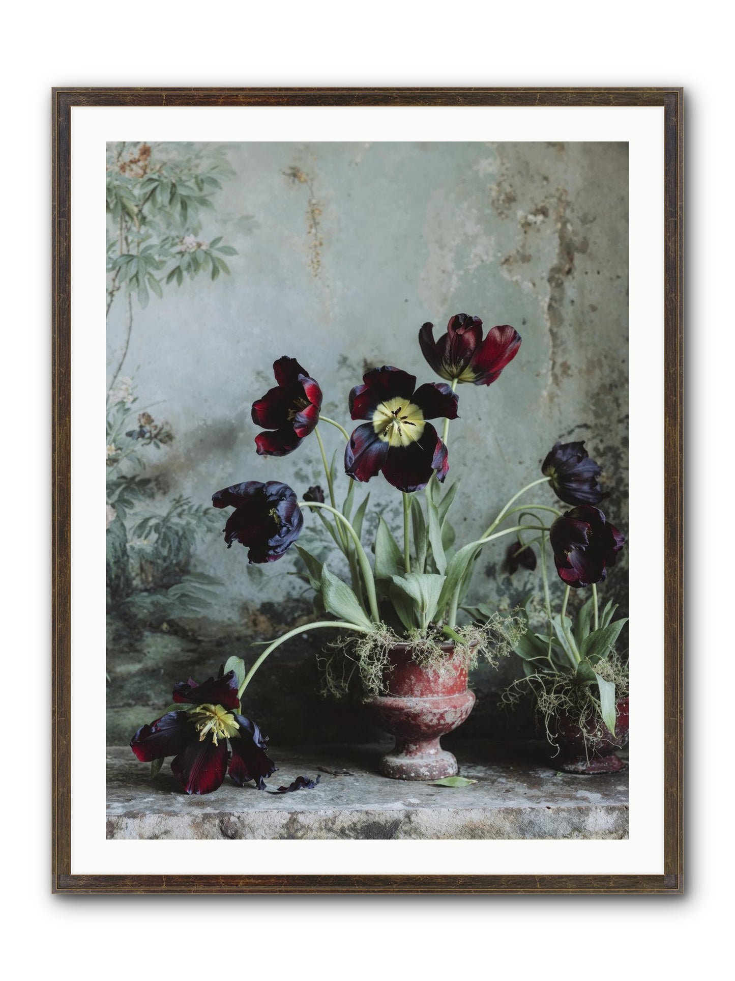What Eternity Looks Like Framed Print - Slimwoods Black/Gold 30x40