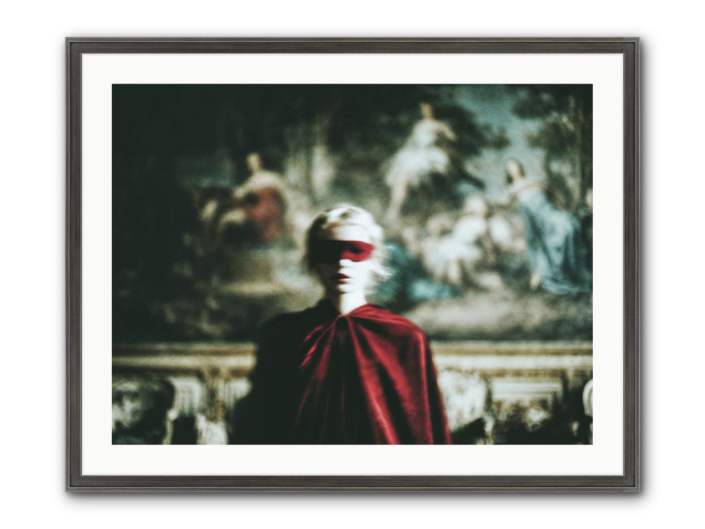 What Grace Requires Framed Print - Slimwoods Black/Silver 32x24
