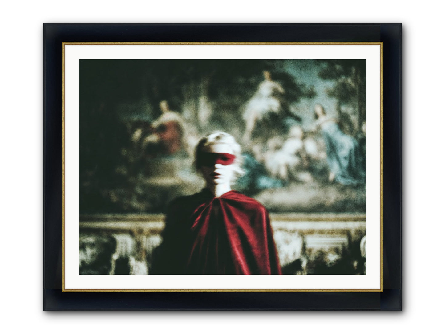 What Grace Requires Framed Print - Wide Black w/Gold 40x30