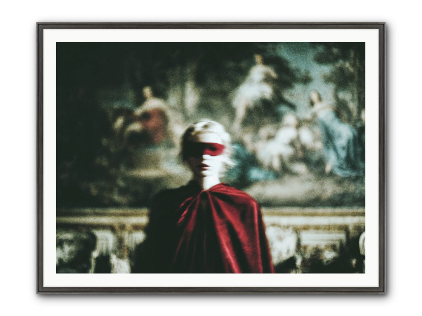 What Grace Requires Framed Print - Slimwoods Black/Silver 48x36