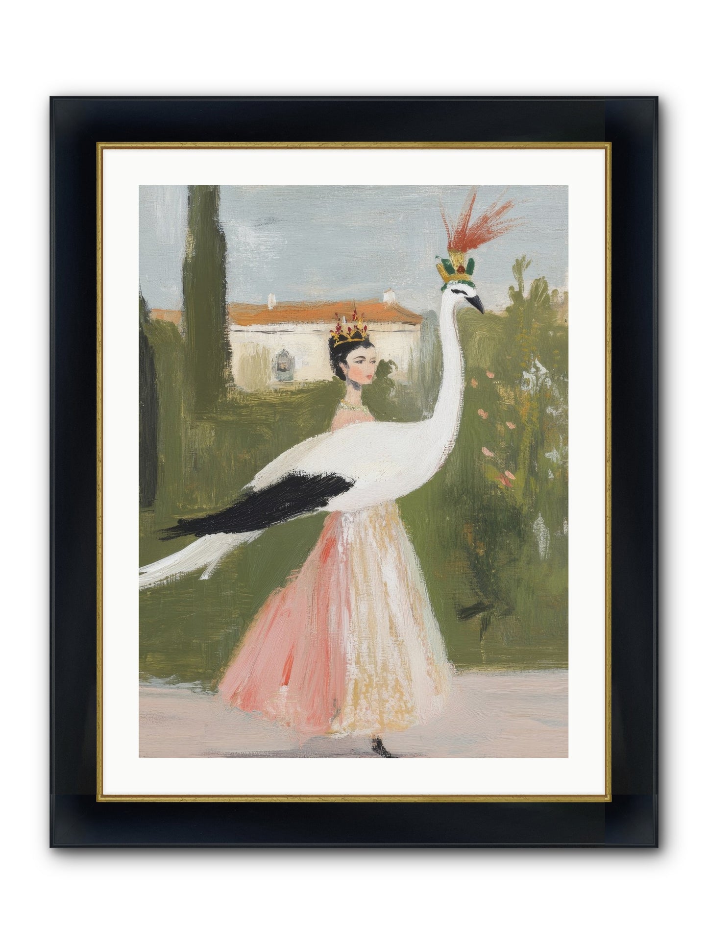 What My Soul Was Seeking Framed Print - Wide Black w/Gold 24x32