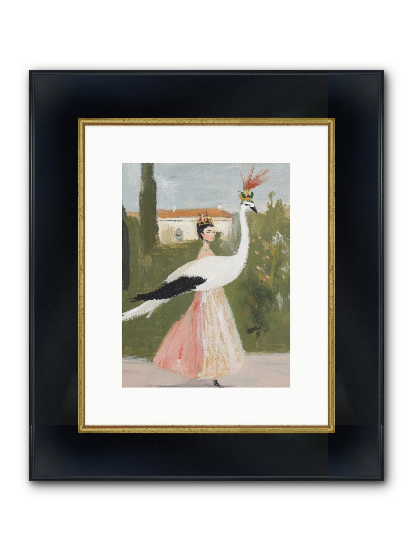 What My Soul Was Seeking Framed Print - Wide Black w/Gold 9x12