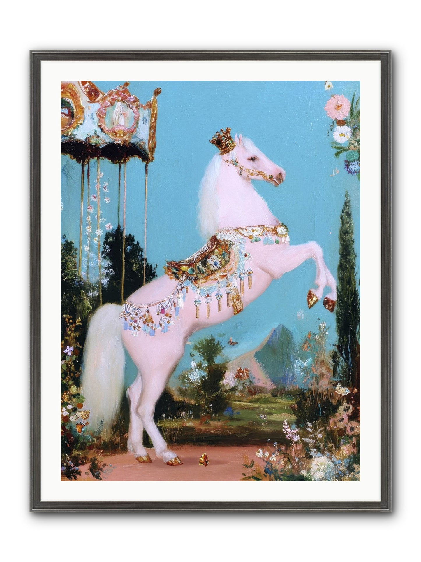When Angels Learned To Waltz Framed Print - Slimwoods Black/Silver 30x40