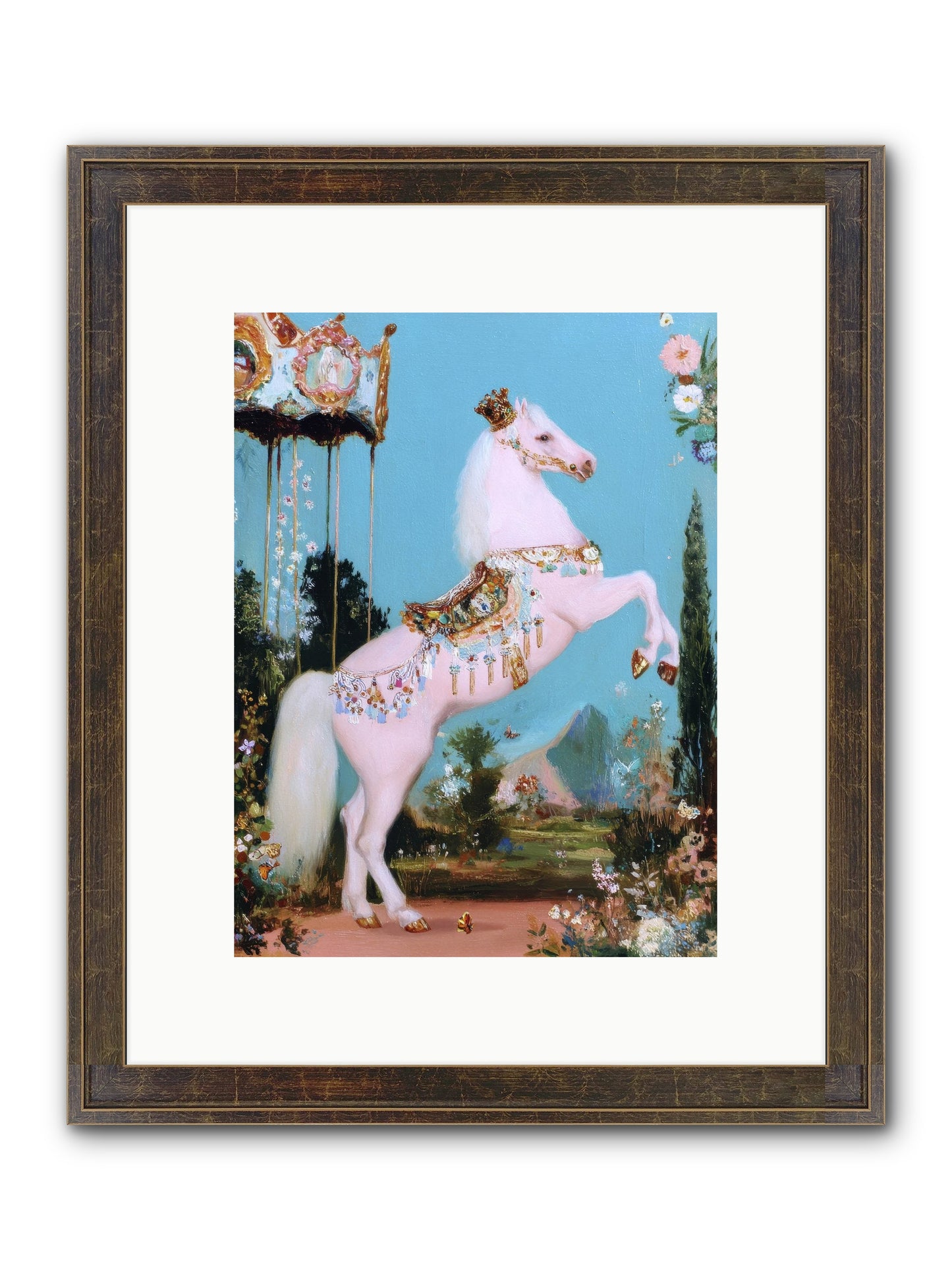 When Angels Learned To Waltz Framed Print - Slimwoods Black/Gold 9x12