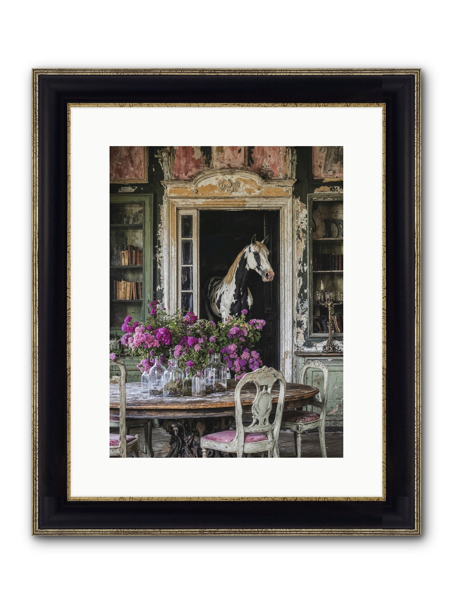 When Belonging Becomes An Art Framed Print - Black & Gold 12x16