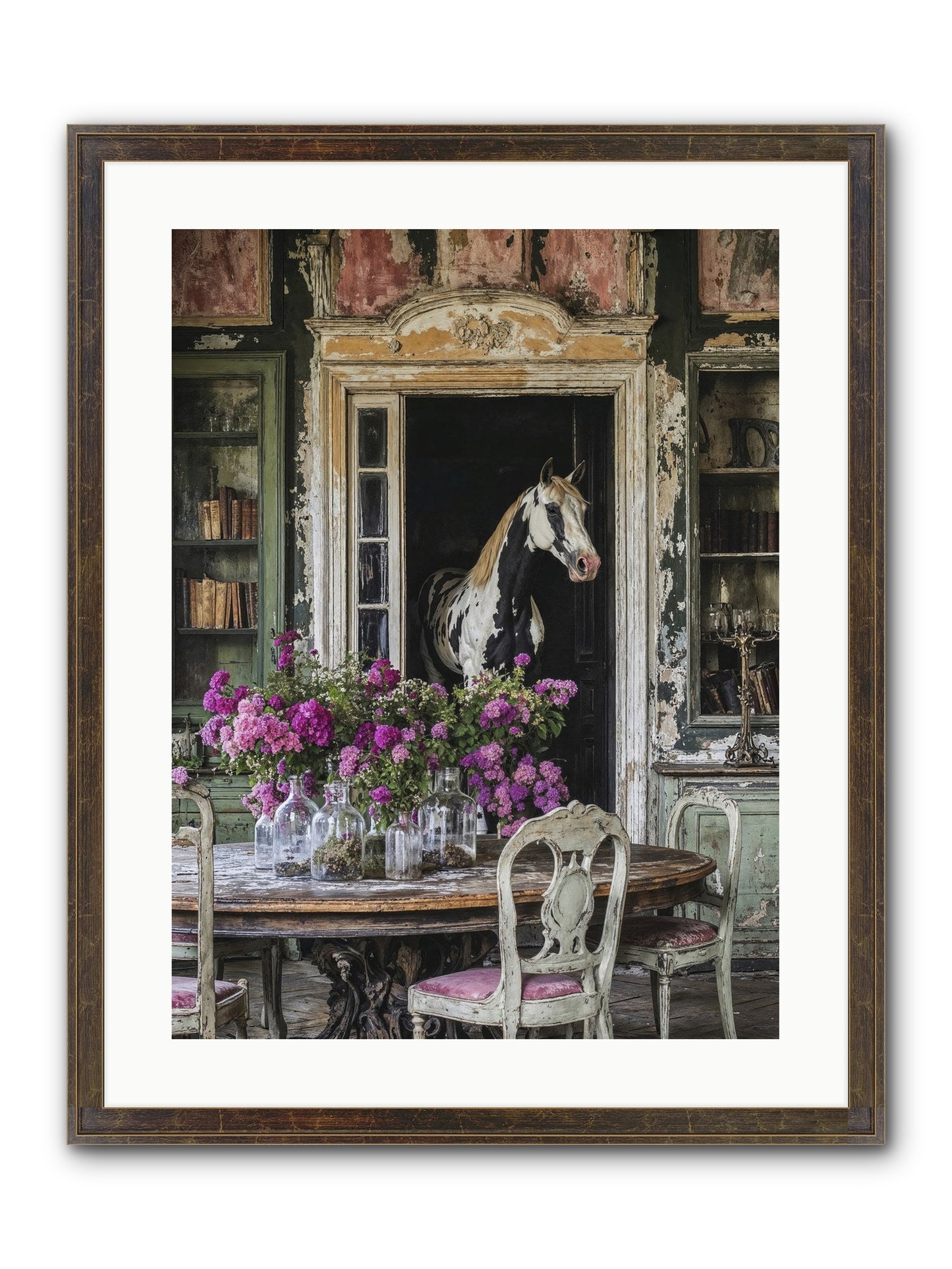 When Belonging Becomes An Art Framed Print - Slimwoods Black/Gold 18x24