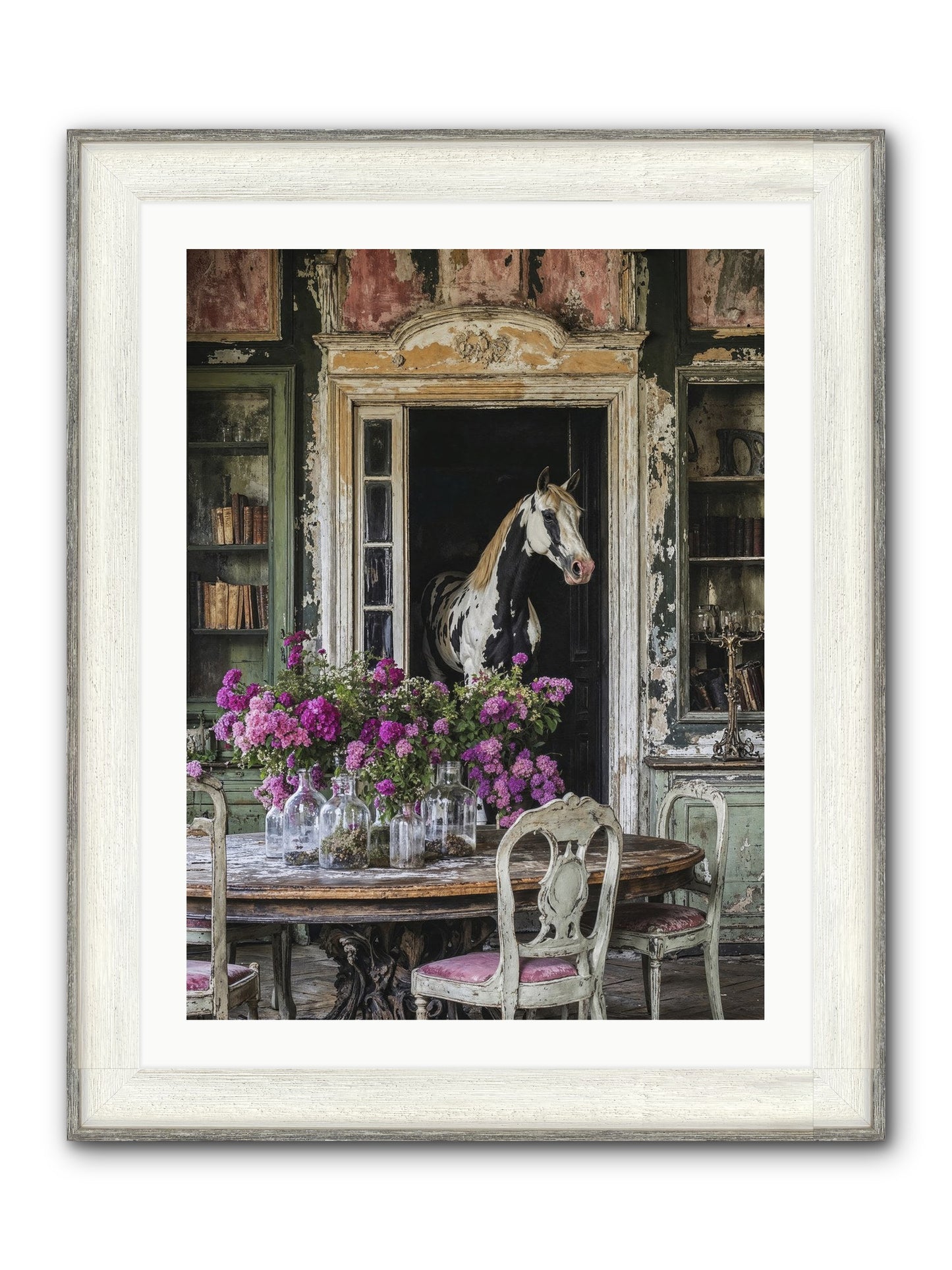 When Belonging Becomes An Art Framed Print - Driftwood White 24x32