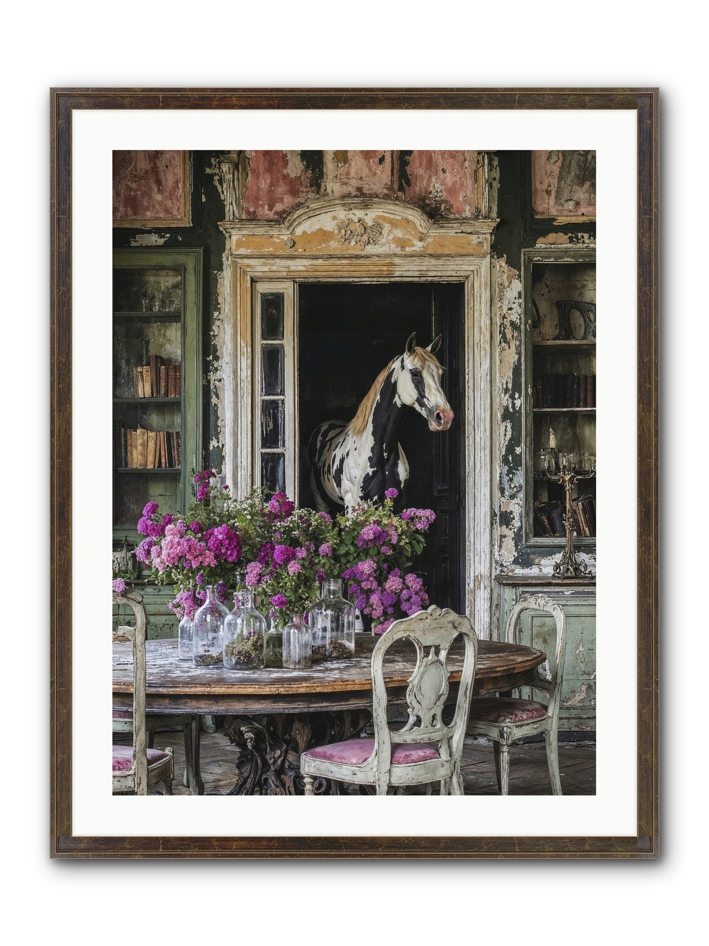 When Belonging Becomes An Art Framed Print - Slimwoods Black/Gold 24x32
