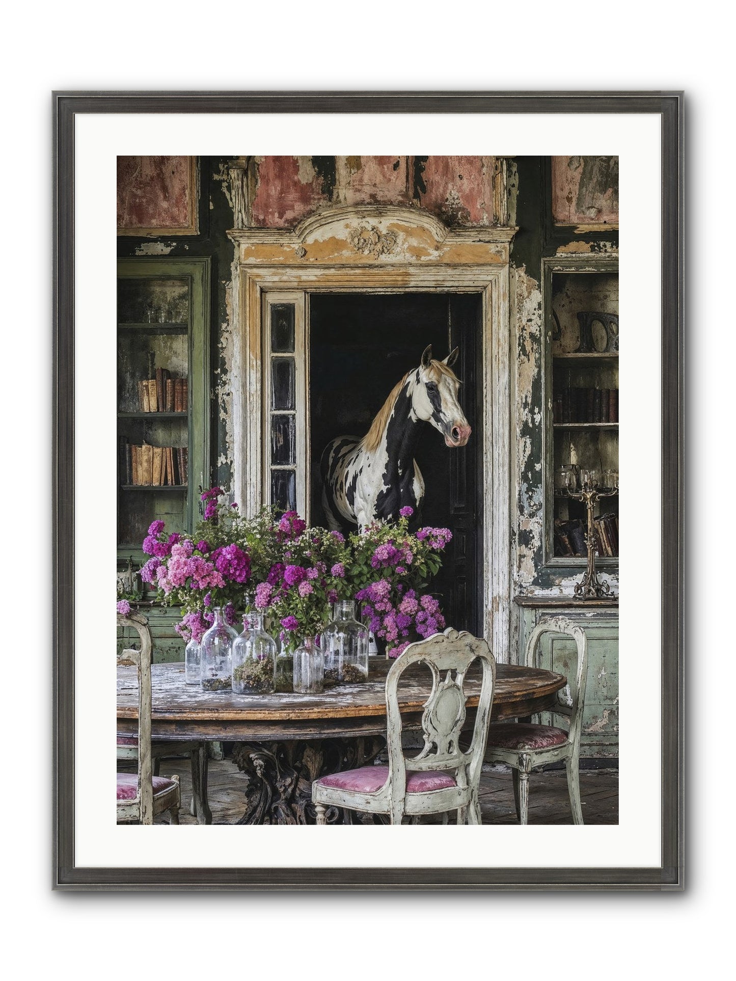 When Belonging Becomes An Art Framed Print - Slimwoods Black/Silver 24x32
