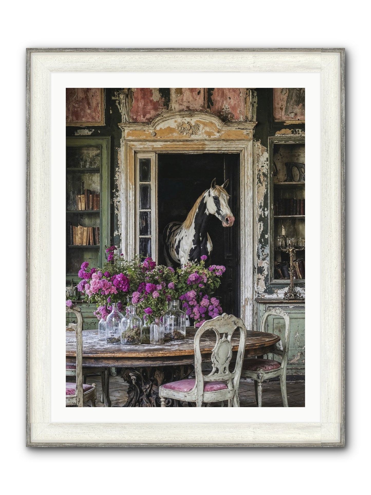 When Belonging Becomes An Art Framed Print - Driftwood White 30x40