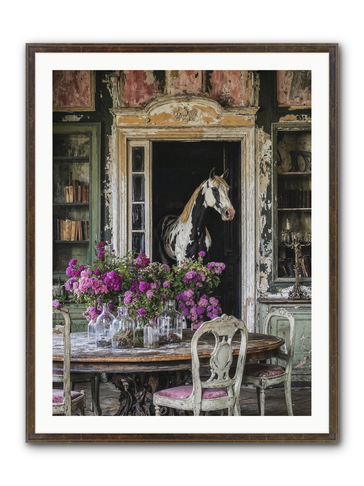When Belonging Becomes An Art Framed Print - Slimwoods Black/Gold 30x40