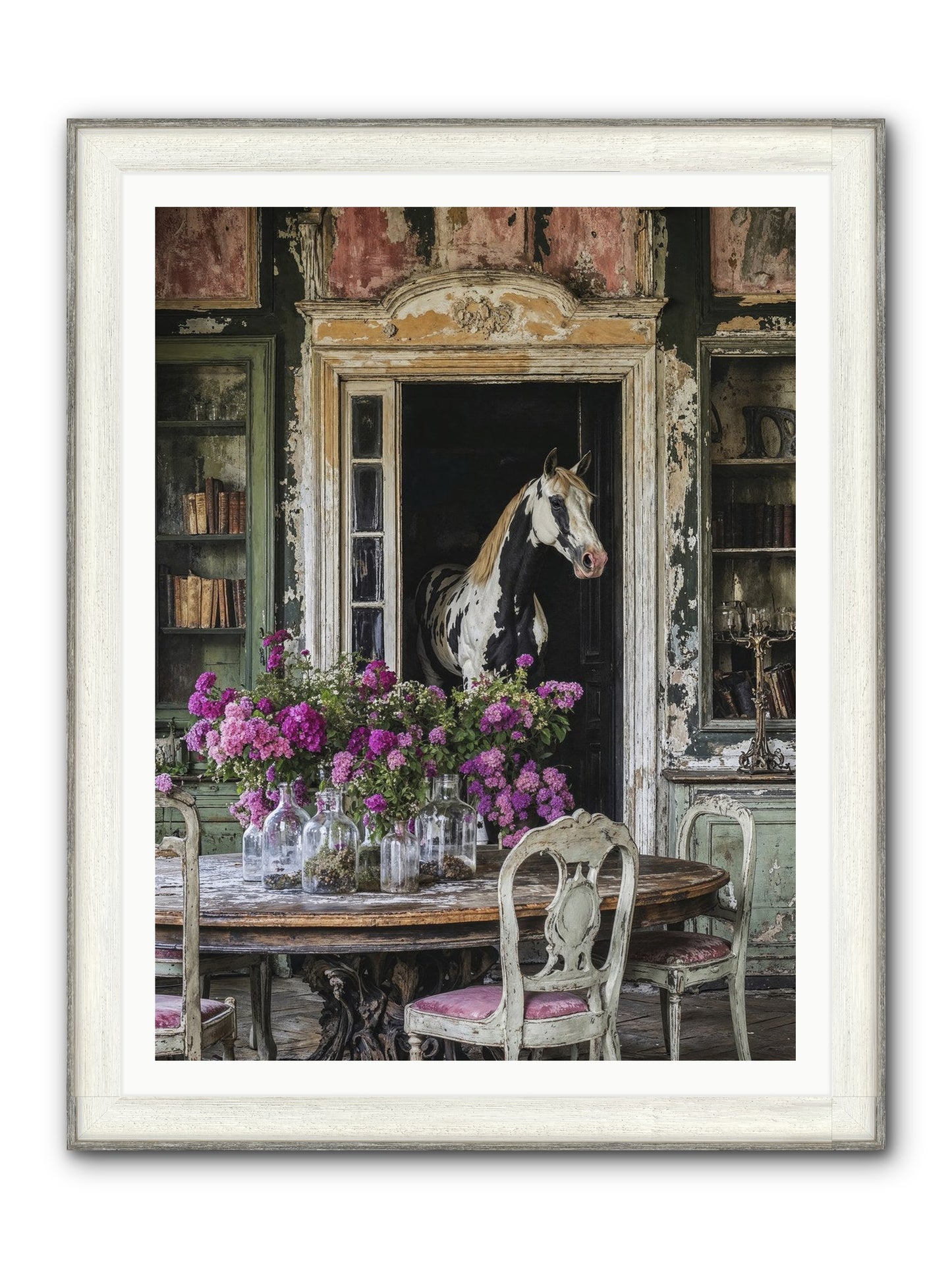 When Belonging Becomes An Art Framed Print - Driftwood White 36x48