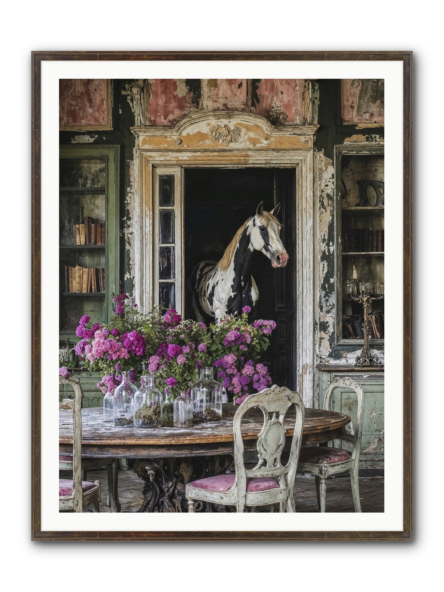 When Belonging Becomes An Art Framed Print - Slimwoods Black/Gold 36x48