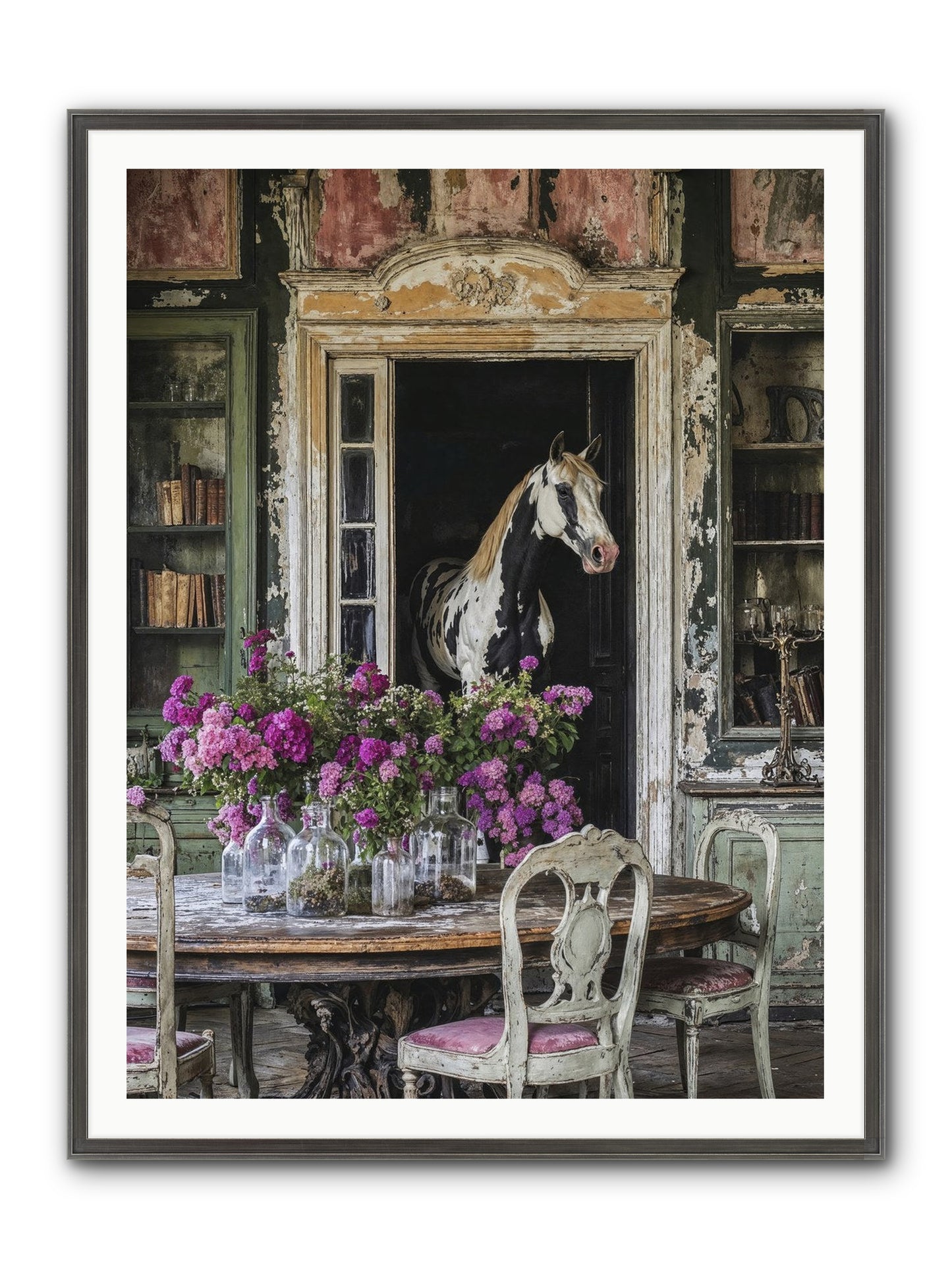 When Belonging Becomes An Art Framed Print - Slimwoods Black/Silver 36x48