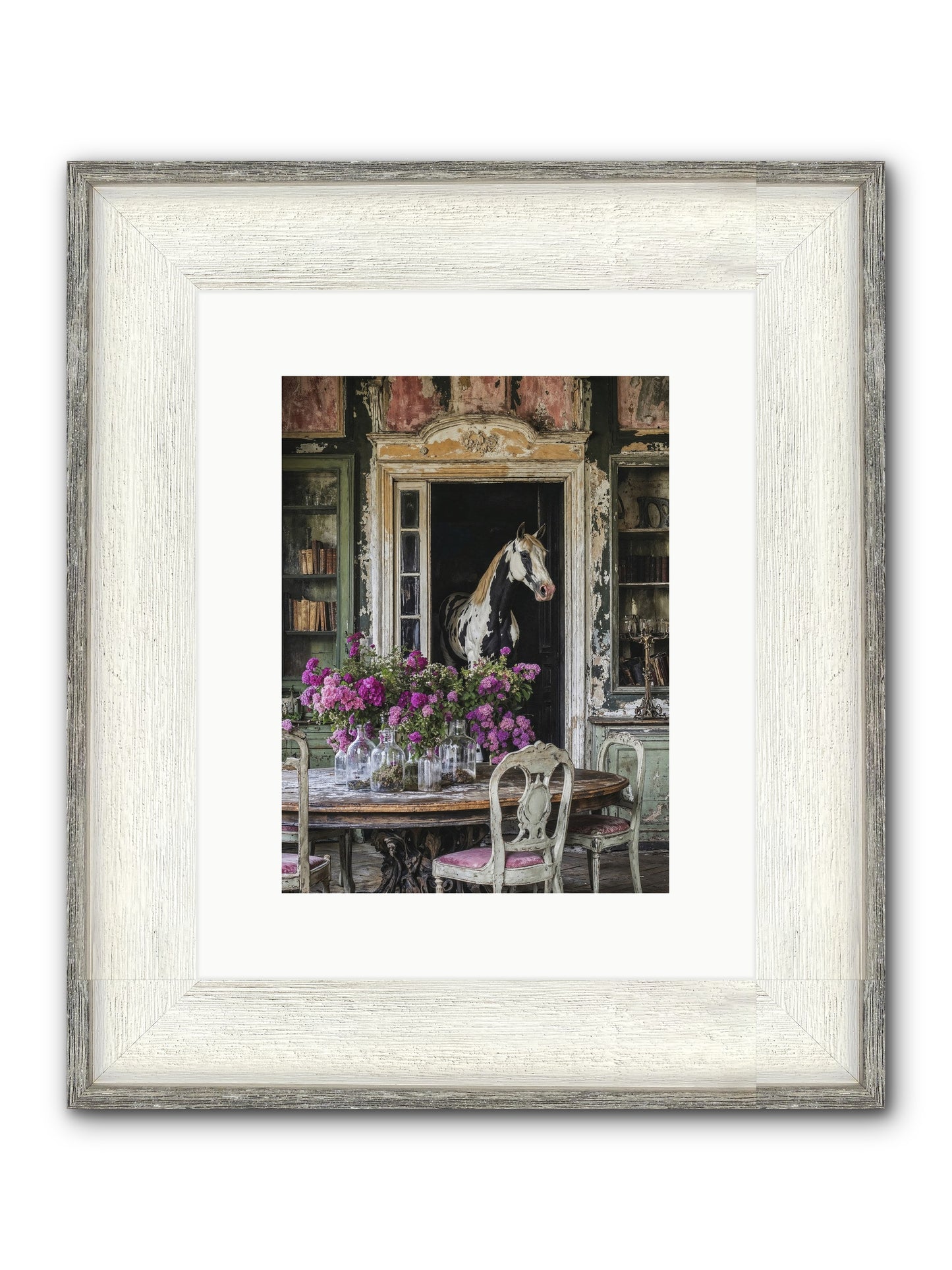 When Belonging Becomes An Art Framed Print - Driftwood White 9x12