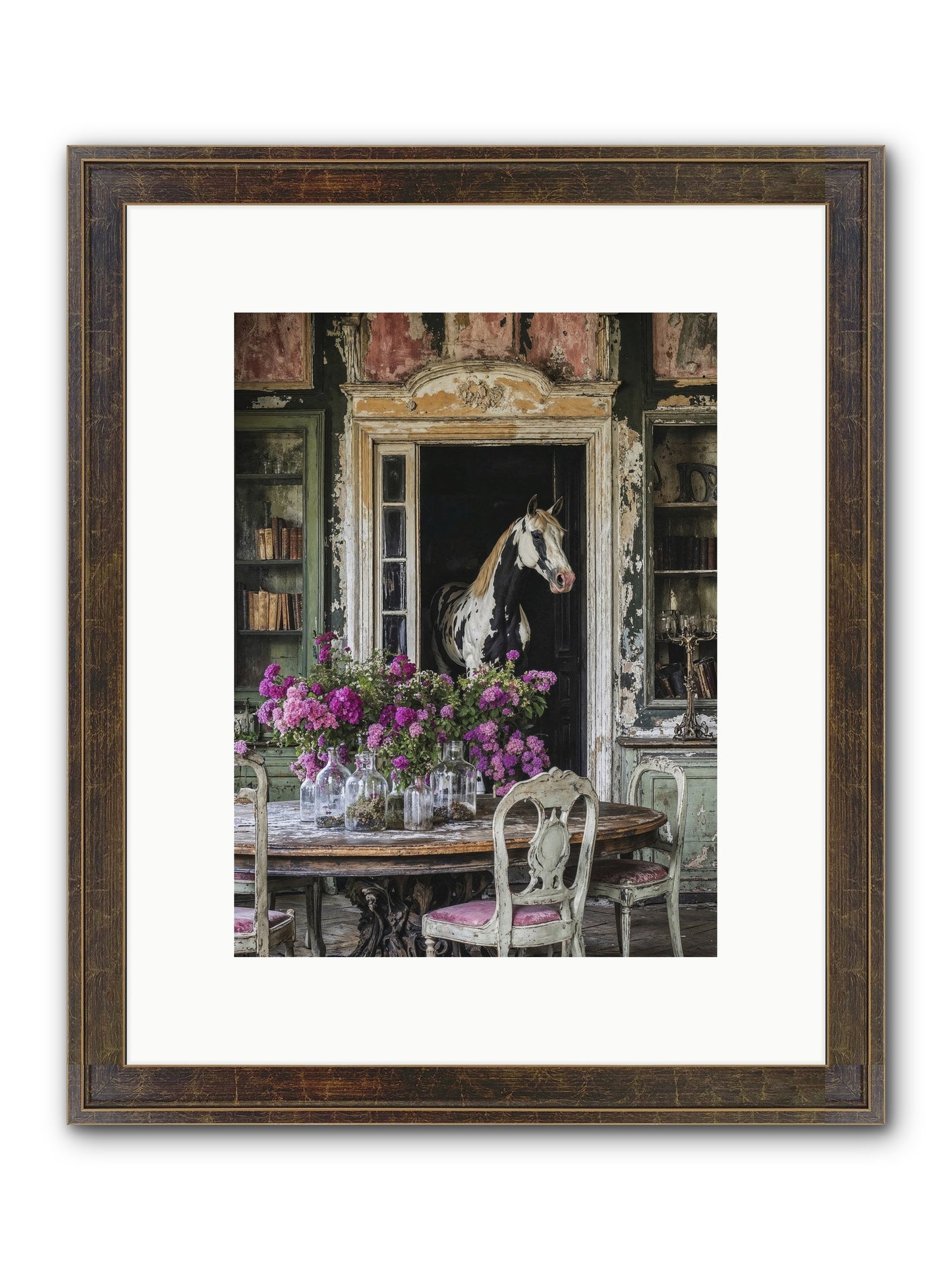 When Belonging Becomes An Art Framed Print - Slimwoods Black/Gold 9x12